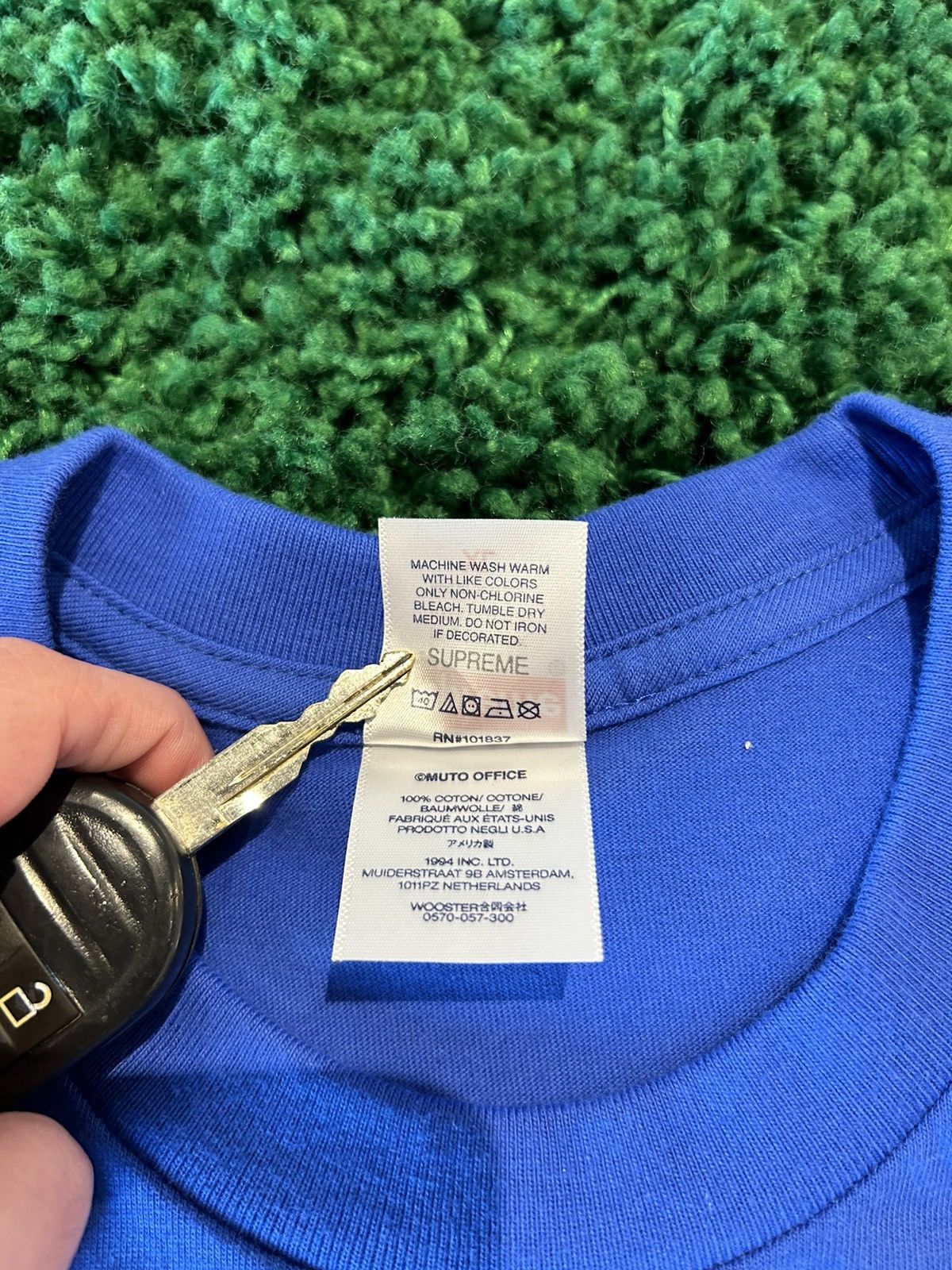 Supreme Supreme Muta Tee Royal Size US XL / EU 56 / 4 - 4 Thumbnail