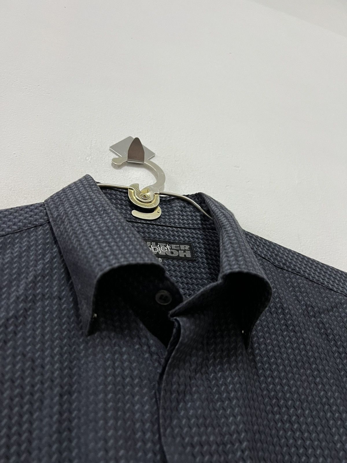90s Jean Paul Gaultier Texture Fabric Gentleman Button Shirt