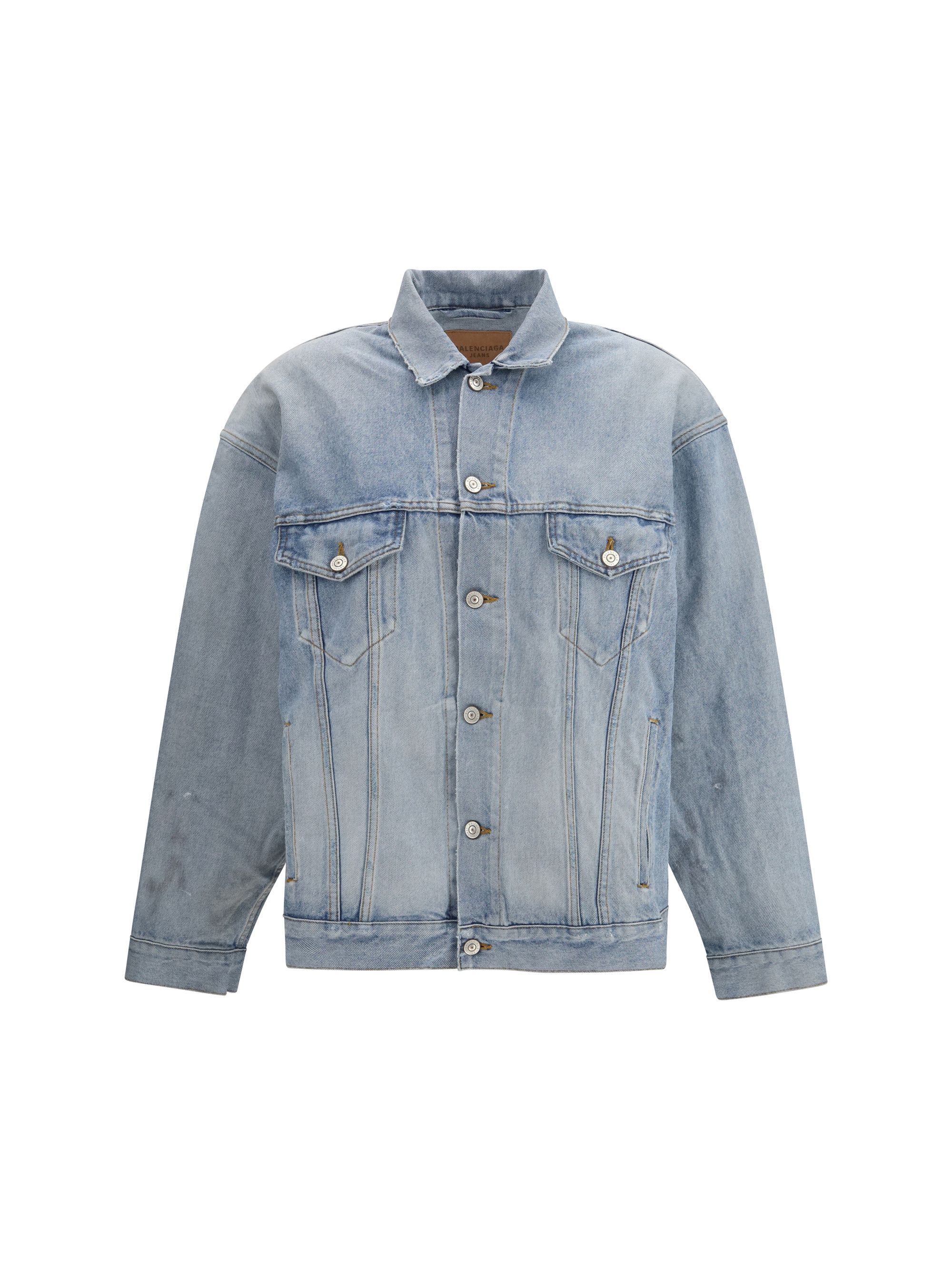 Balenciaga Regular-fit denim Jacket Size S / US 4 / IT 40 - 1 Thumbnail