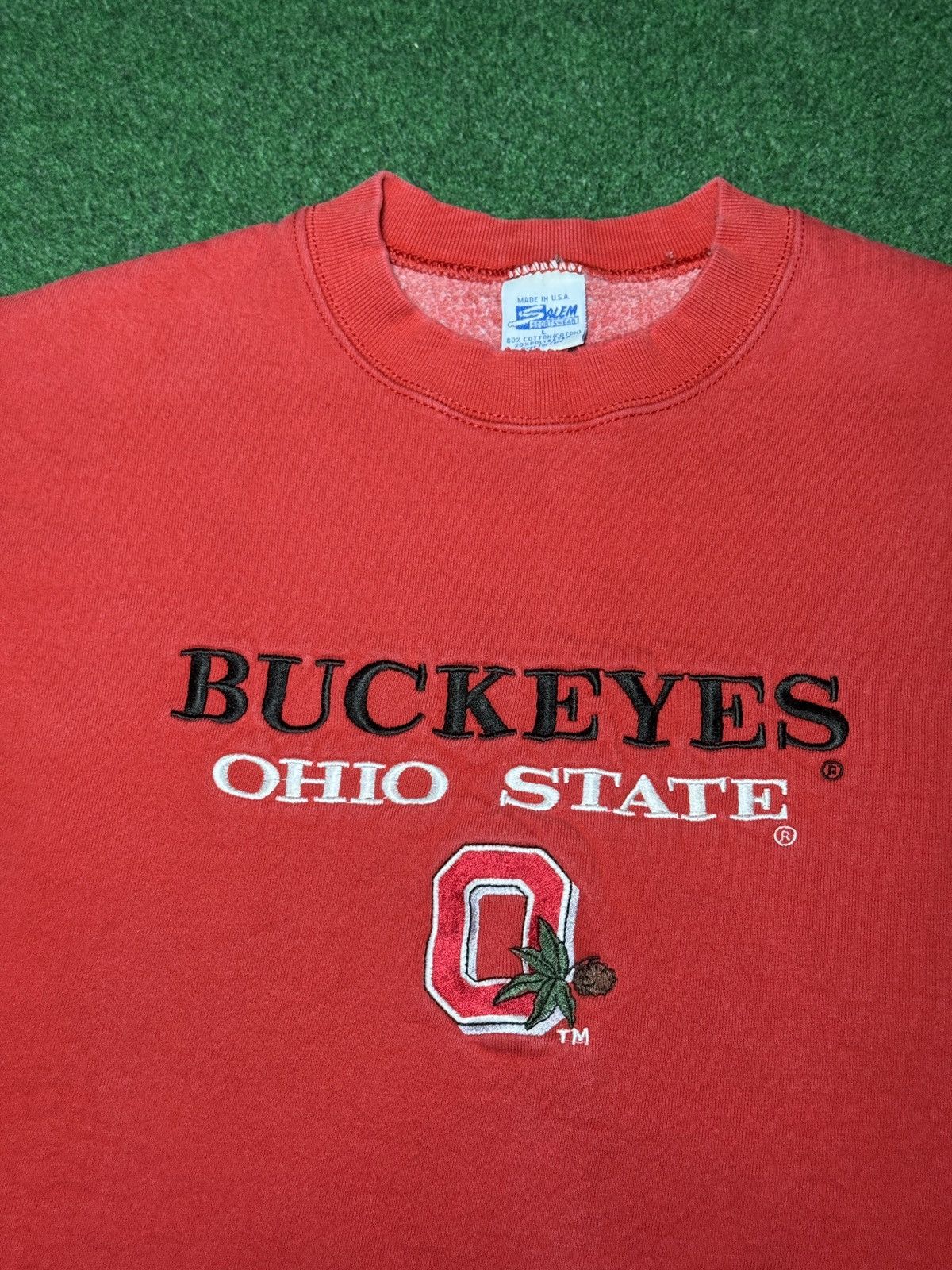 Salem Sportswear Ohio State Buckeyes Large Crewneck 90s 21x28 Sweatshirt Size US L / EU 52-54 / 3 - 2 Thumbnail