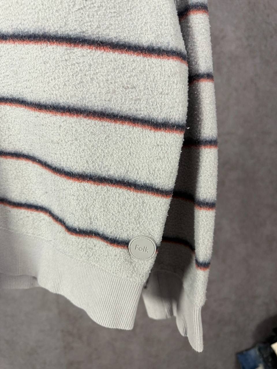 Folk Folk designer striped sweatshirt Size US M / EU 48-50 / 2 - 3 Thumbnail