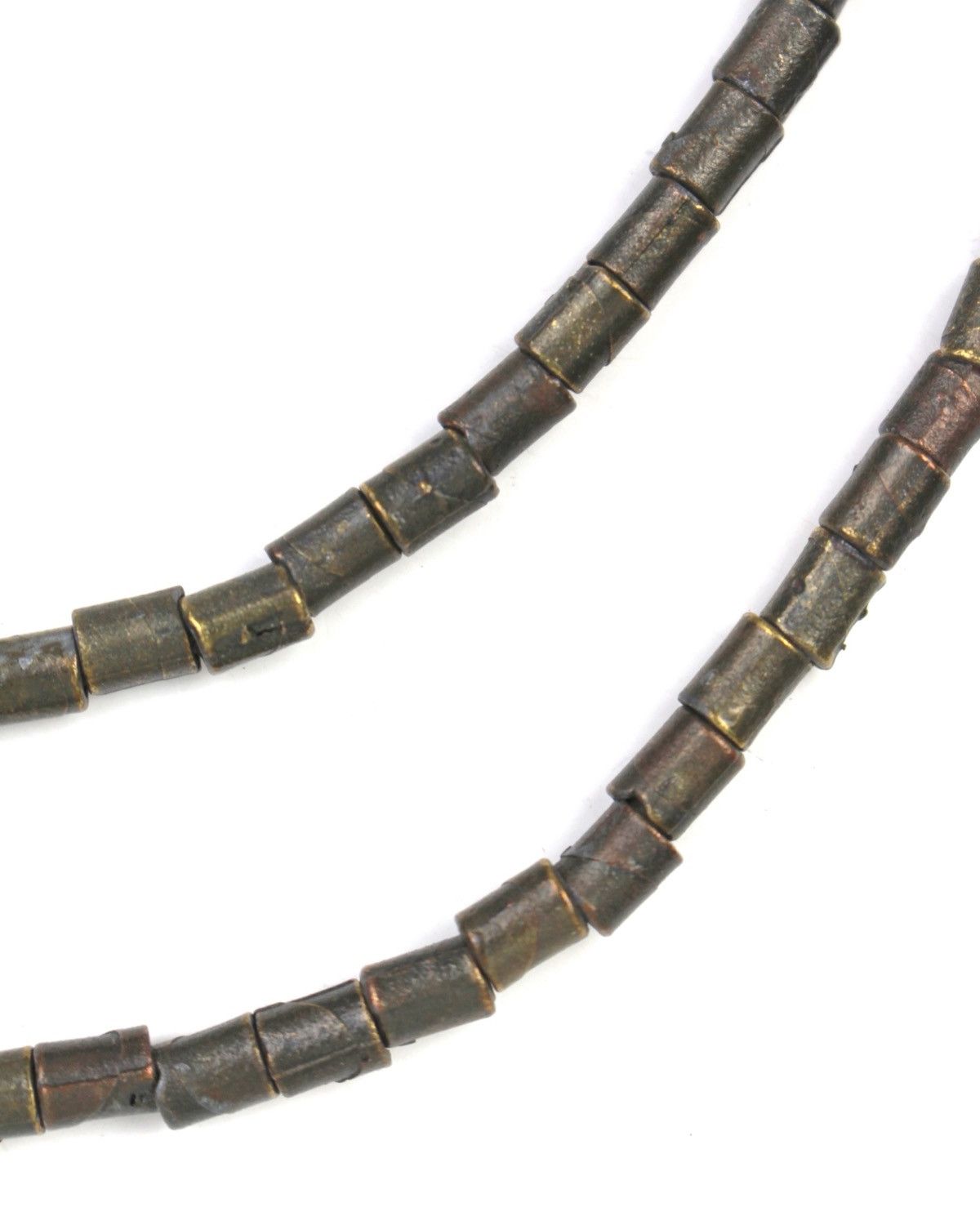 If Six Was Nine 1990S JAPANESE MADE BRASS CYLINDER BEAD NECKLACE Size ONE SIZE - 2 Thumbnail
