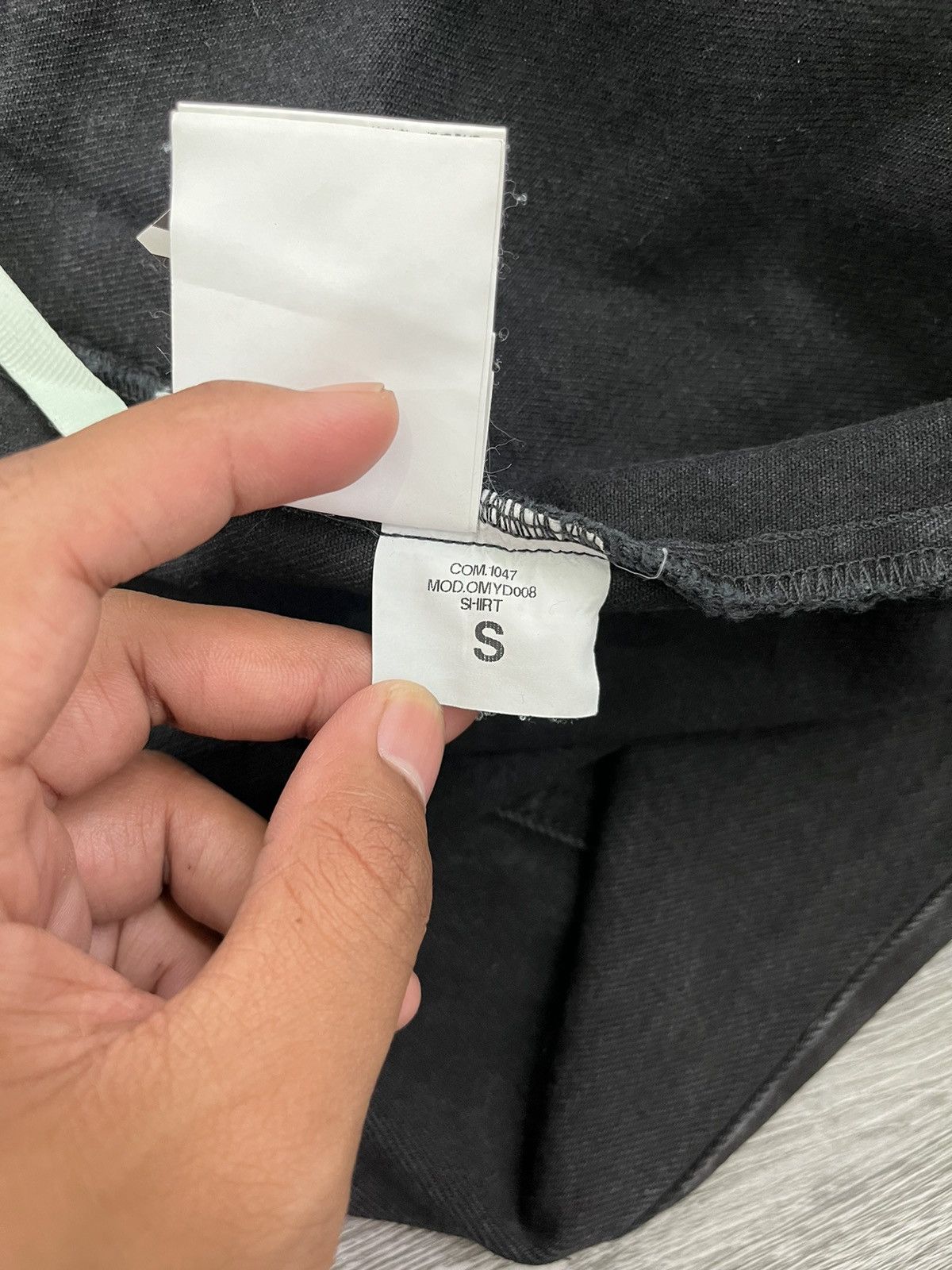 Off-White Off-White Virgin Abloh Black Impressionism Print DenimJacket Size US S / EU 44-46 / 1 - 12 Thumbnail