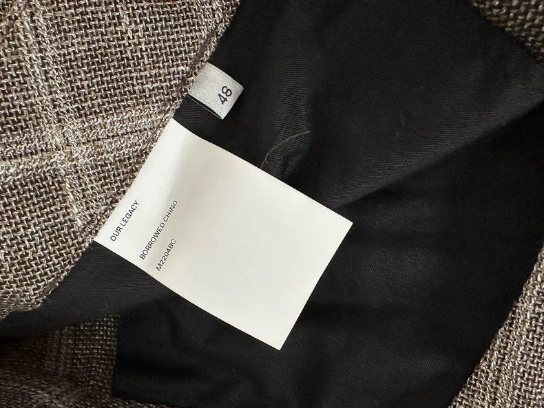 Our Legacy our legacy size 48 Borrowed Chino plaid trousers 2502-Next Size US 32 / EU 48 - 4 Thumbnail