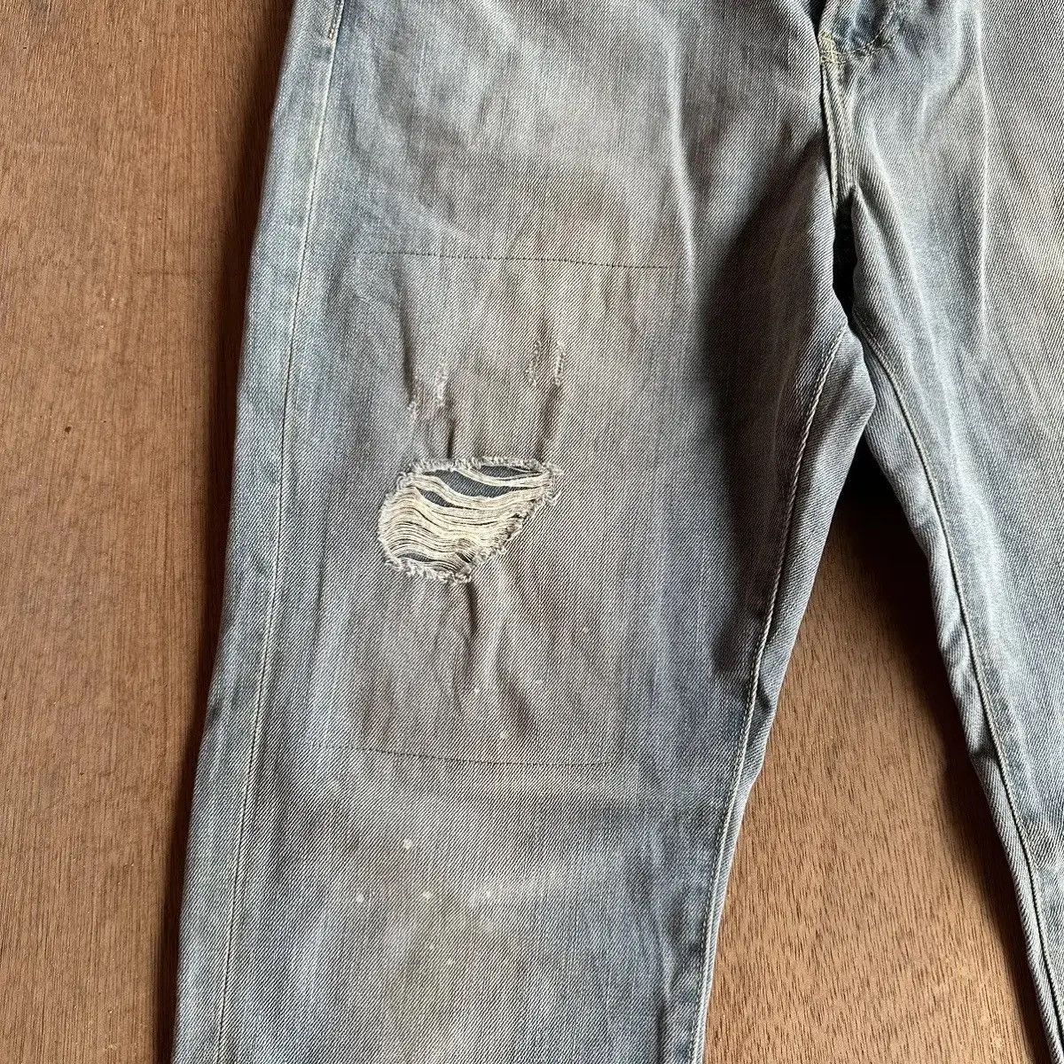 Global Work SICKS 🔥VTG GLOBALWORK JAPAN JEANS RIPPED DENIM PANTS SIZE M Size US 32 / EU 48 - 5 Thumbnail