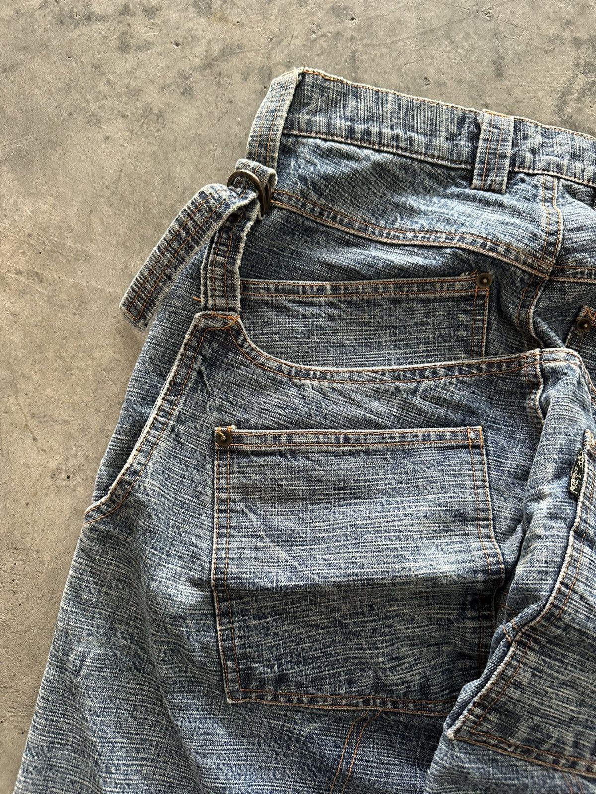 If Six Was Nine × Japanese Brand × Le Grande Bleu (L.G.B.) Rethirst Baggy Jeans With 6 Pockets Size US 29 - 8 Thumbnail