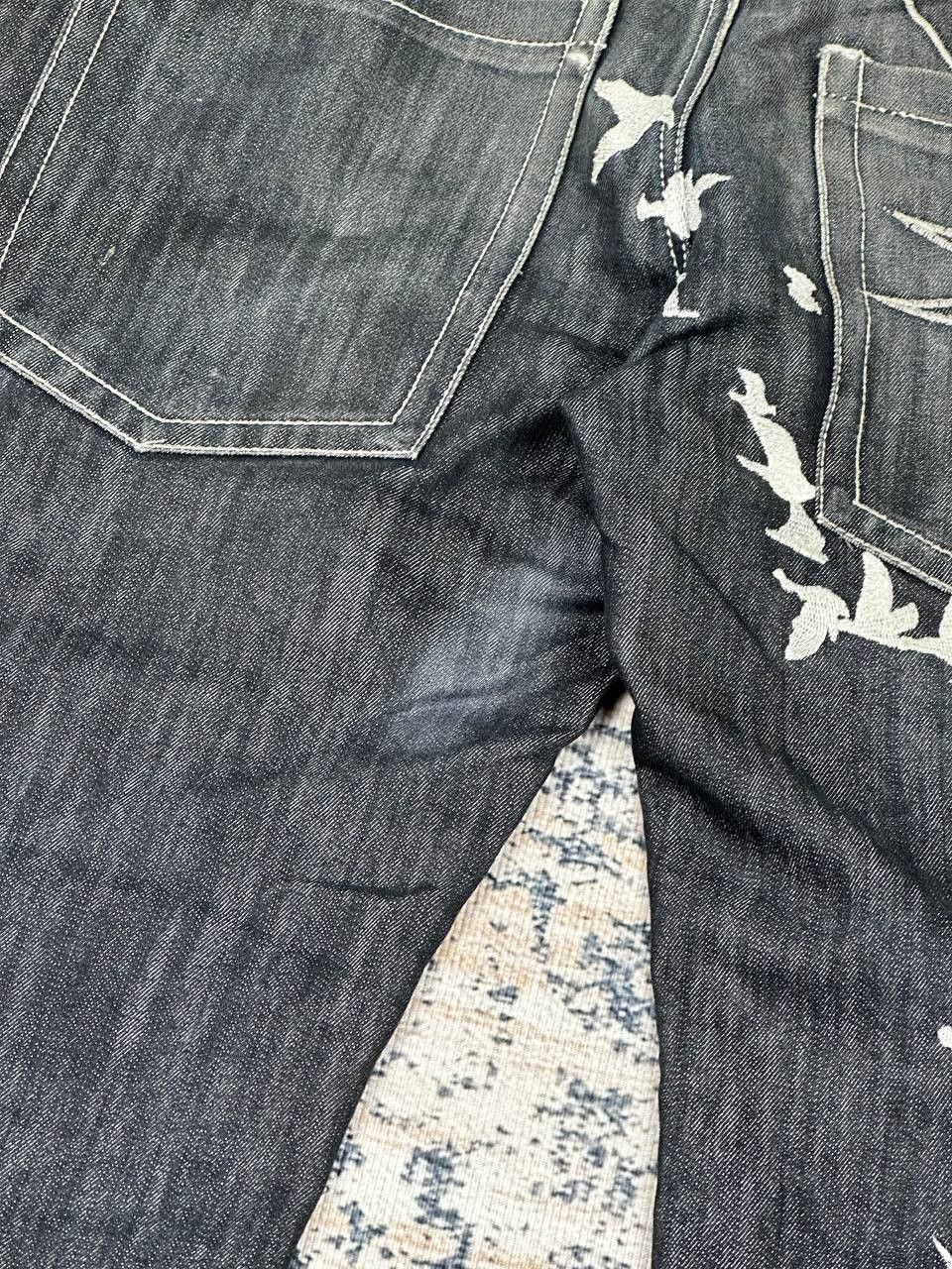 Japanese Brand Very Rare Your Local Dealer Printed Baggy Hip Hop Denim Size US 34 / EU 50 - 16 Thumbnail