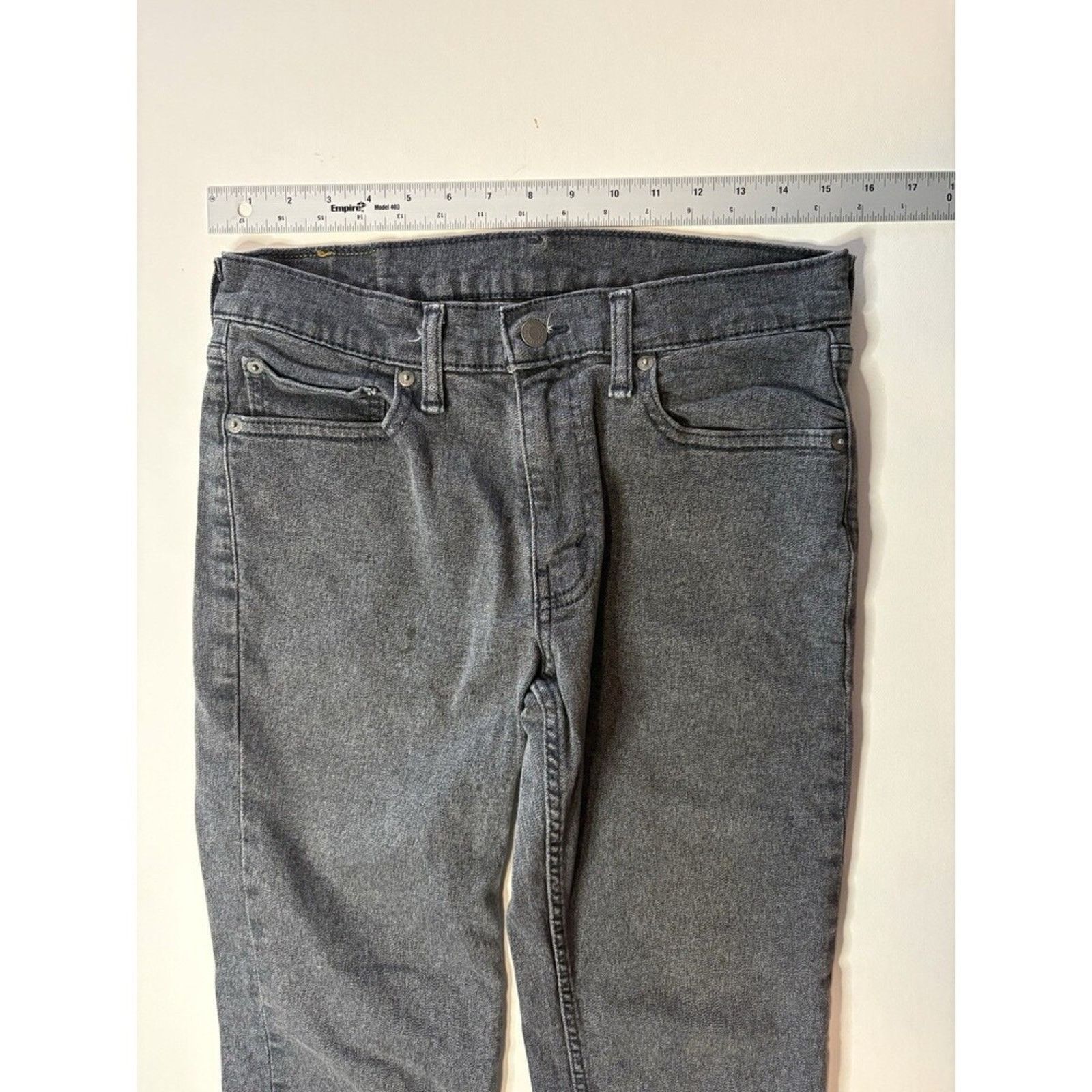 Levi's Levi’s 511 White Tab Skinny Jeans Women’s 32x30 Gray Denim Size 32" / US 10 / IT 46 - 7 Thumbnail