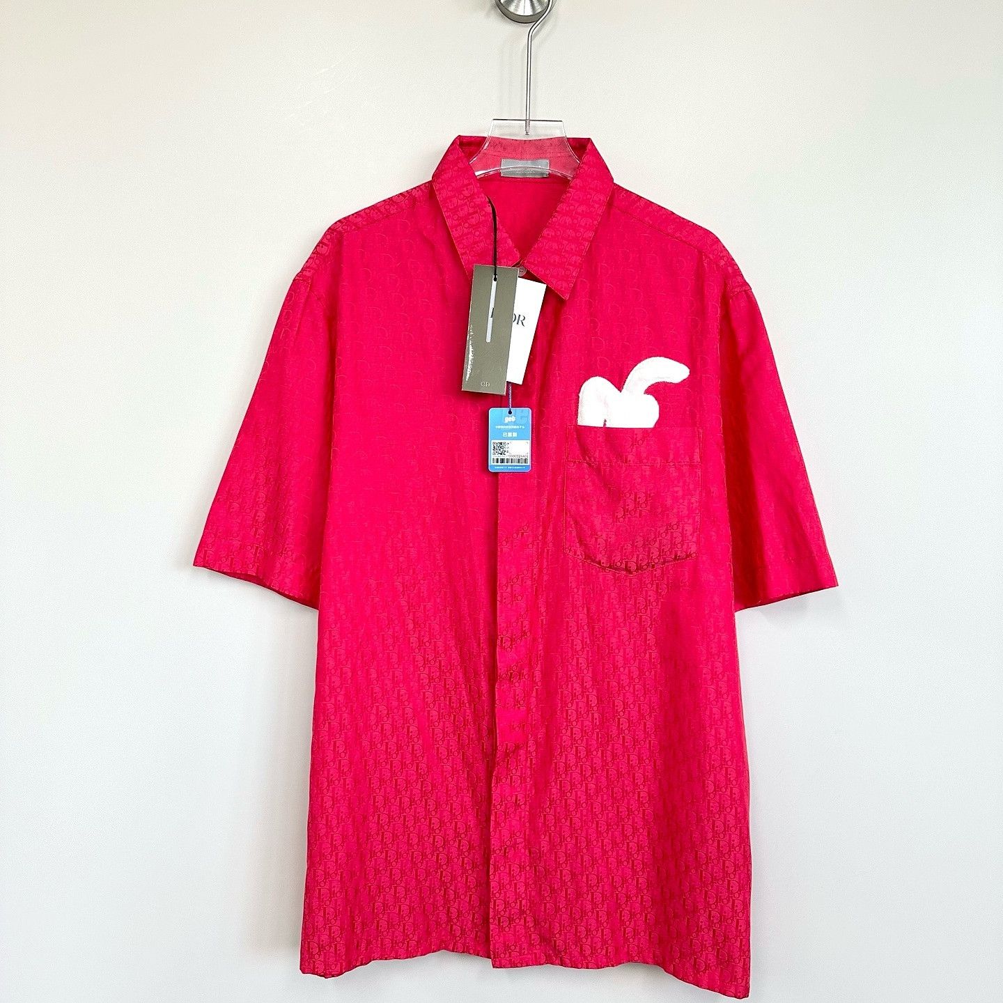 Dior Dior Rabbit Oblique Button Up Shirt Size S Size US S / EU 44-46 / 1 - 1 Thumbnail