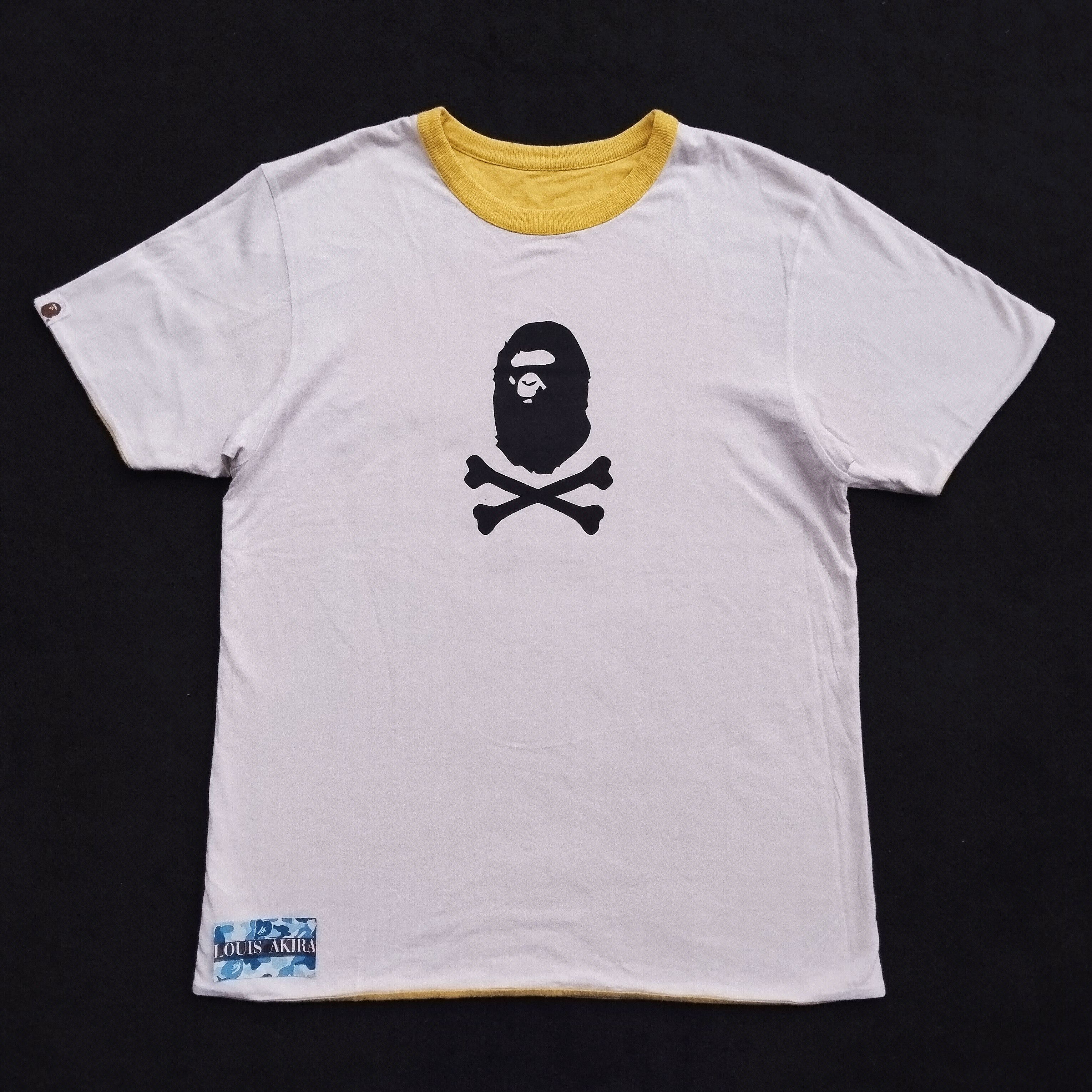 Bape 2003 Vintage Bape Ghotic and Pirate Reversible Tee Size US M / EU 48-50 / 2 - 4 Thumbnail
