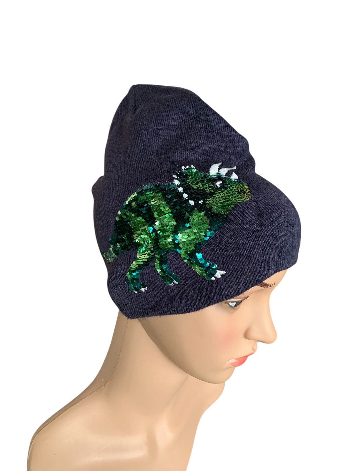 Designer × Japanese Brand × Kapital H&M Dinosaur skeleton Beany Hat Style Size ONE SIZE - 2 Thumbnail