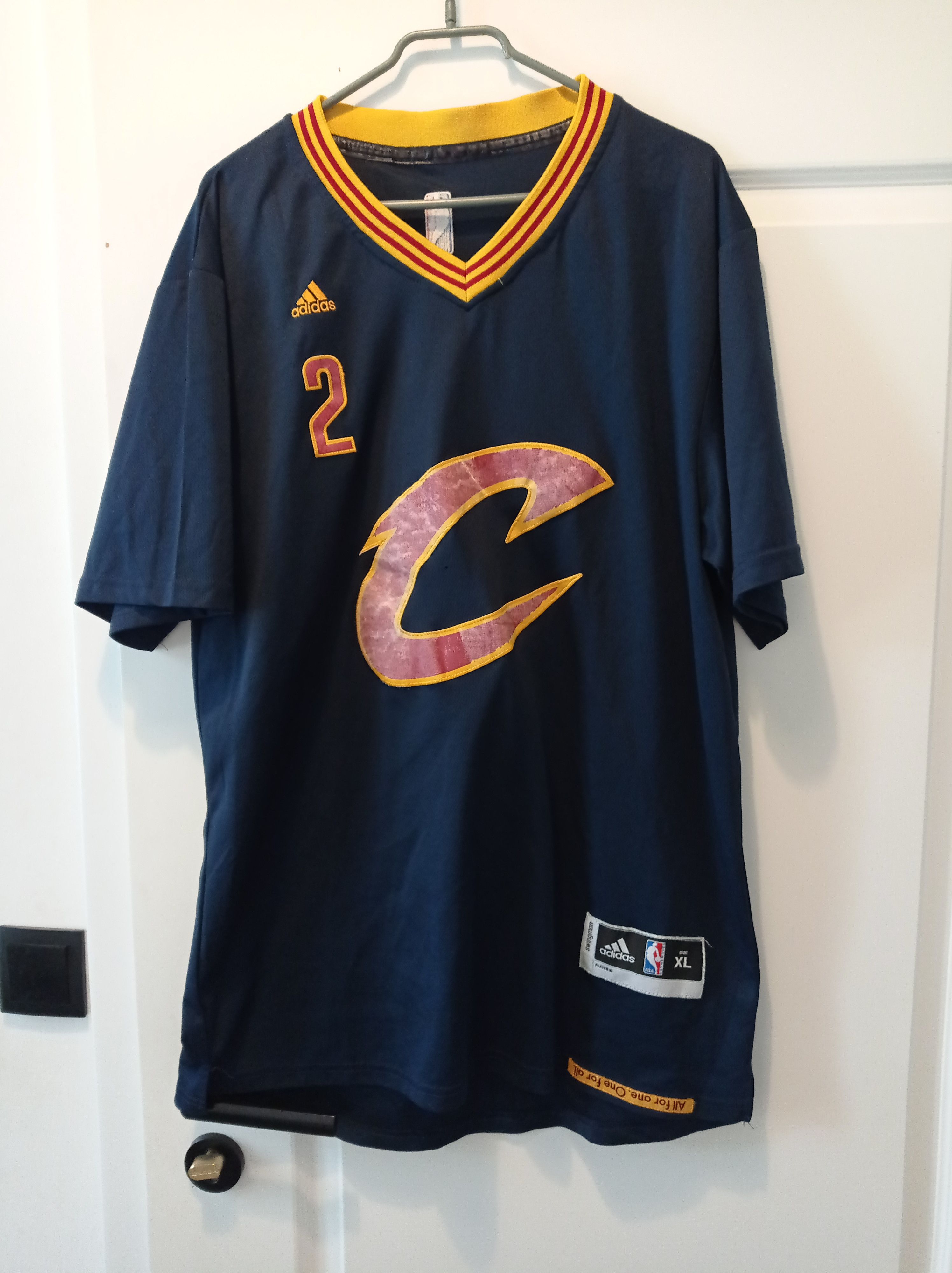 Adidas Cleveland Cavaliers Kyrie Irving #2 sold Embroidered Jersey!