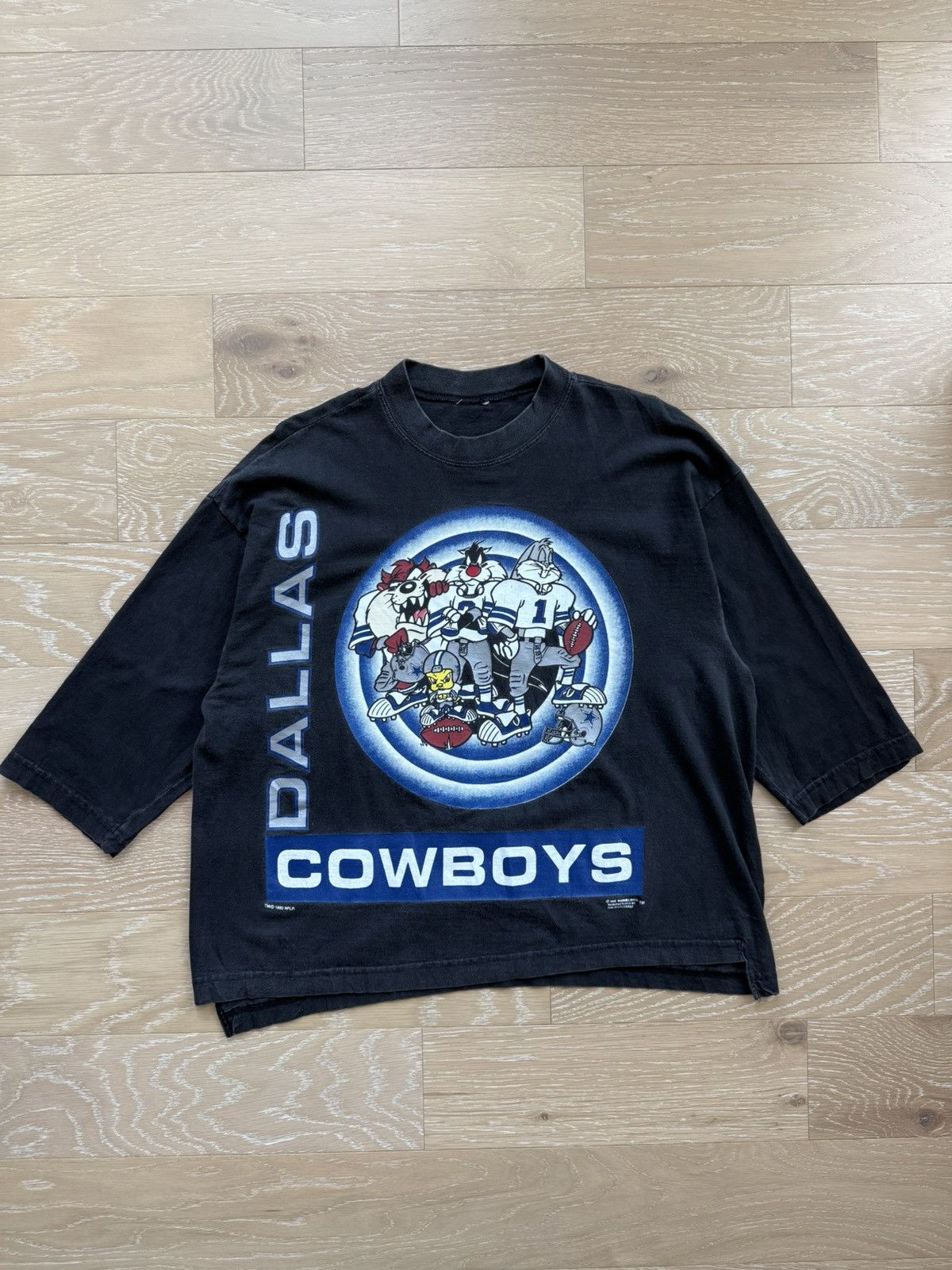 NFL Vintage ‘93 Dallas Cowboys Looney Tunes Long Sleeve Shirt Size L / US 10 / IT 46 - 2 Thumbnail