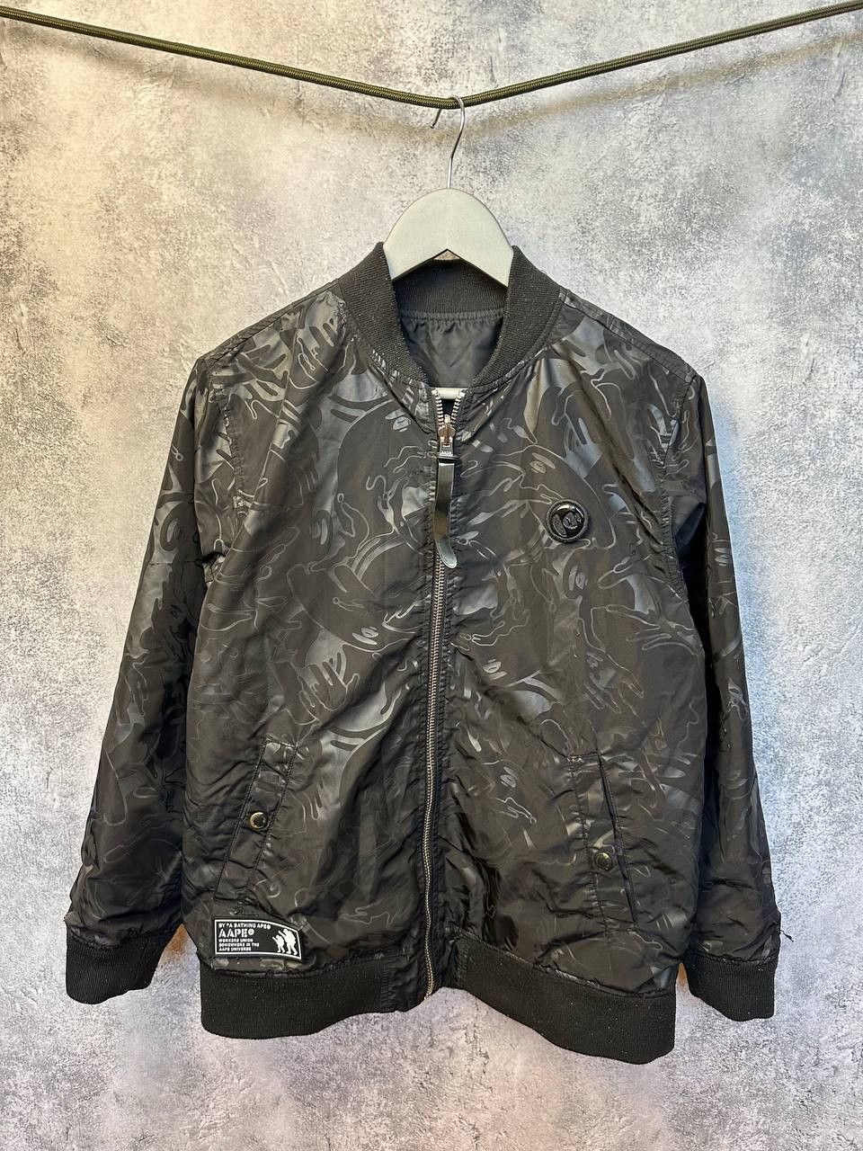 Aape × Japanese Brand AAPE By A Bathing Ape UNVS Bomber Reversible Rare Size US M / EU 48-50 / 2 - 5 Thumbnail