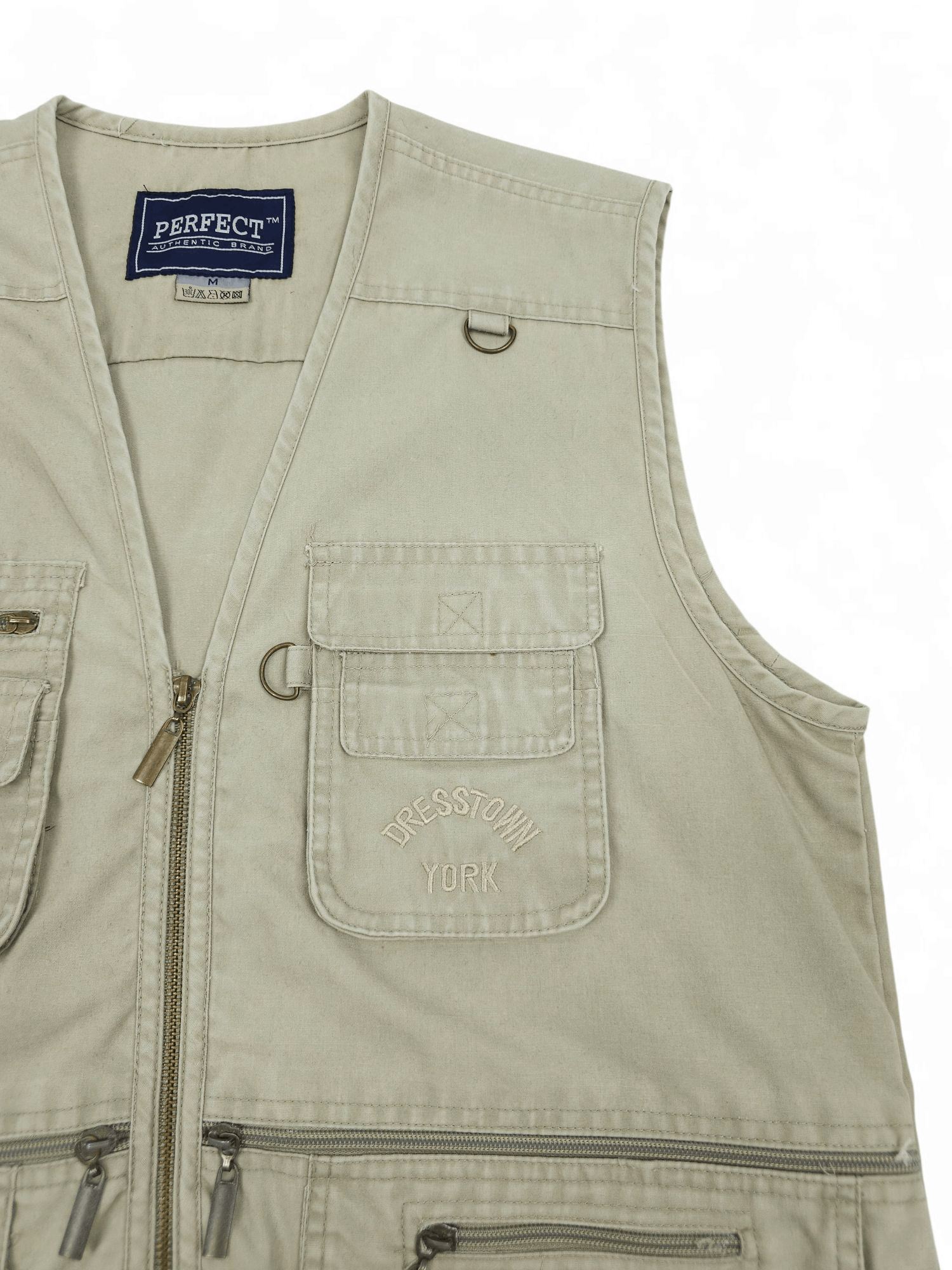 Japanese Brand 💎 Y2K Vintage Cargo Utility Tactical Pocket Vest Military Size US M / EU 48-50 / 2 - 4 Thumbnail