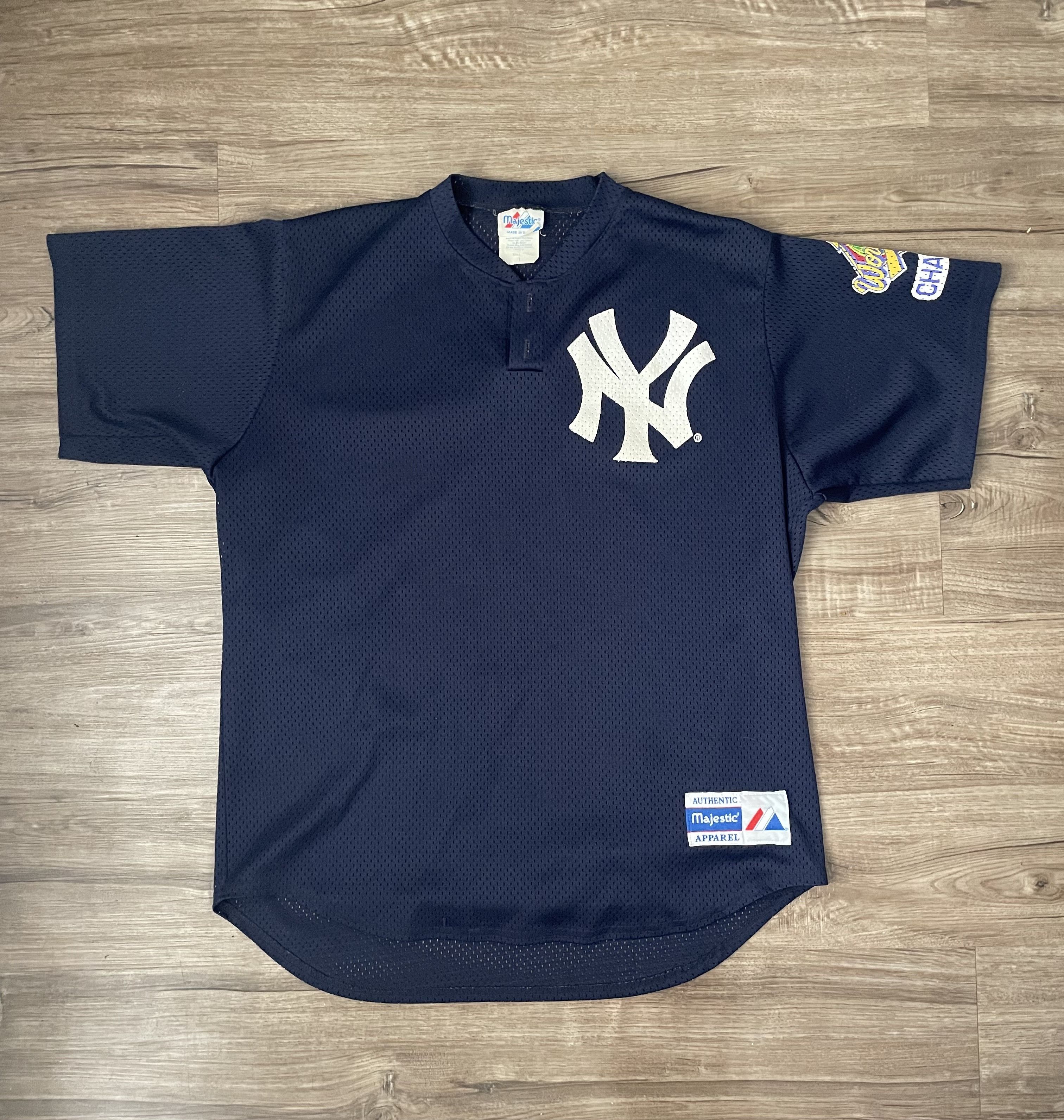 Majestic, Shirts, Rare Majestic Vintage Ny Yankees Jersey Size Xxl