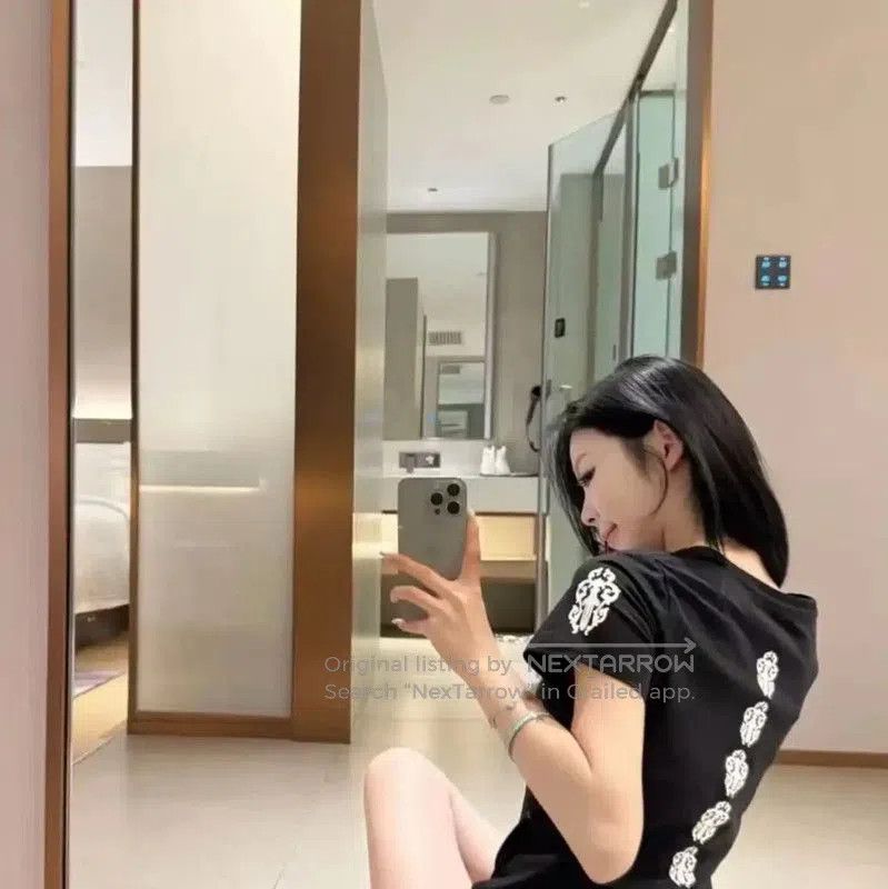 Chrome Hearts Chrome Hearts Black Cotton Women's T-Shirt . Size M / US 6-8 / IT 42-44 - 6 Thumbnail