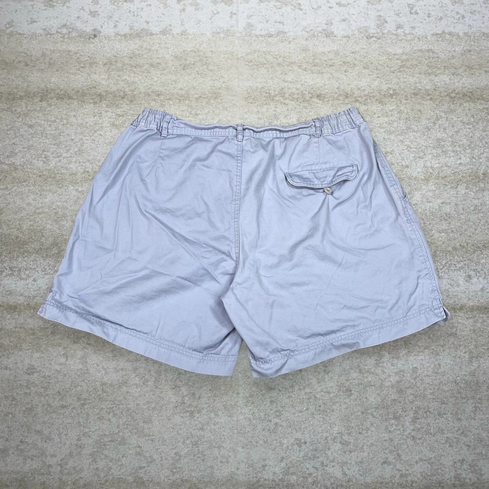 Nike Vintage 90s Nike Khakis Shorts 36x7 Baggy Fit Pale Blue Size US 36 / EU 52 - 2 Thumbnail