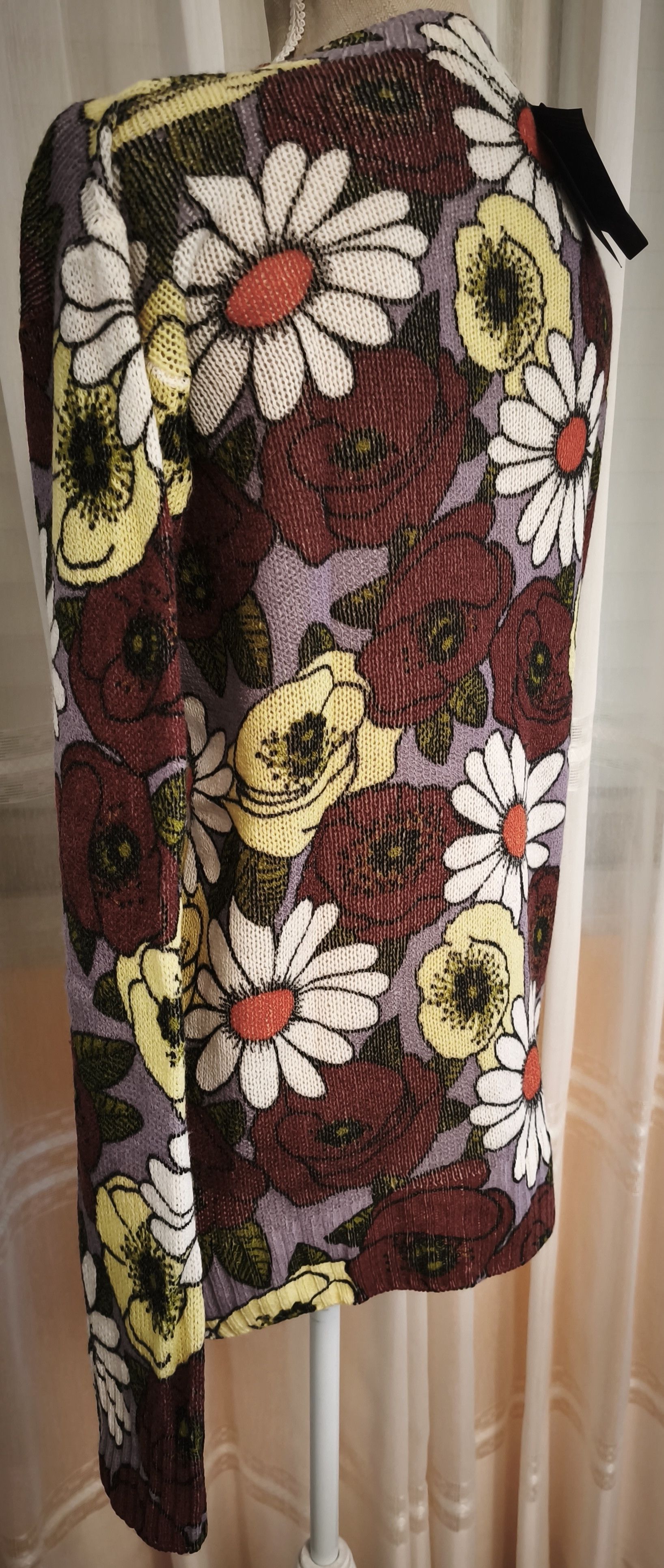 Prada Flower print oversize sweater Size S / US 4 / IT 40 - 6 Thumbnail