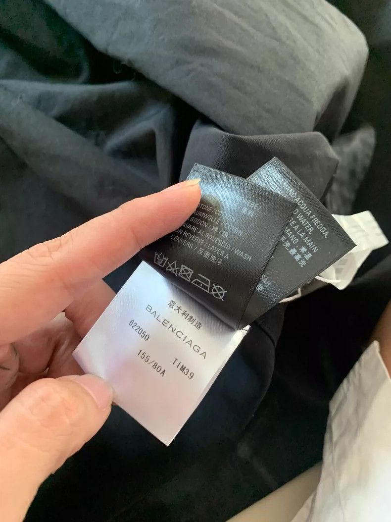 Other Balenciaga size 34 Black logo shirt Size M / US 6-8 / IT 42-44 - 5 Thumbnail
