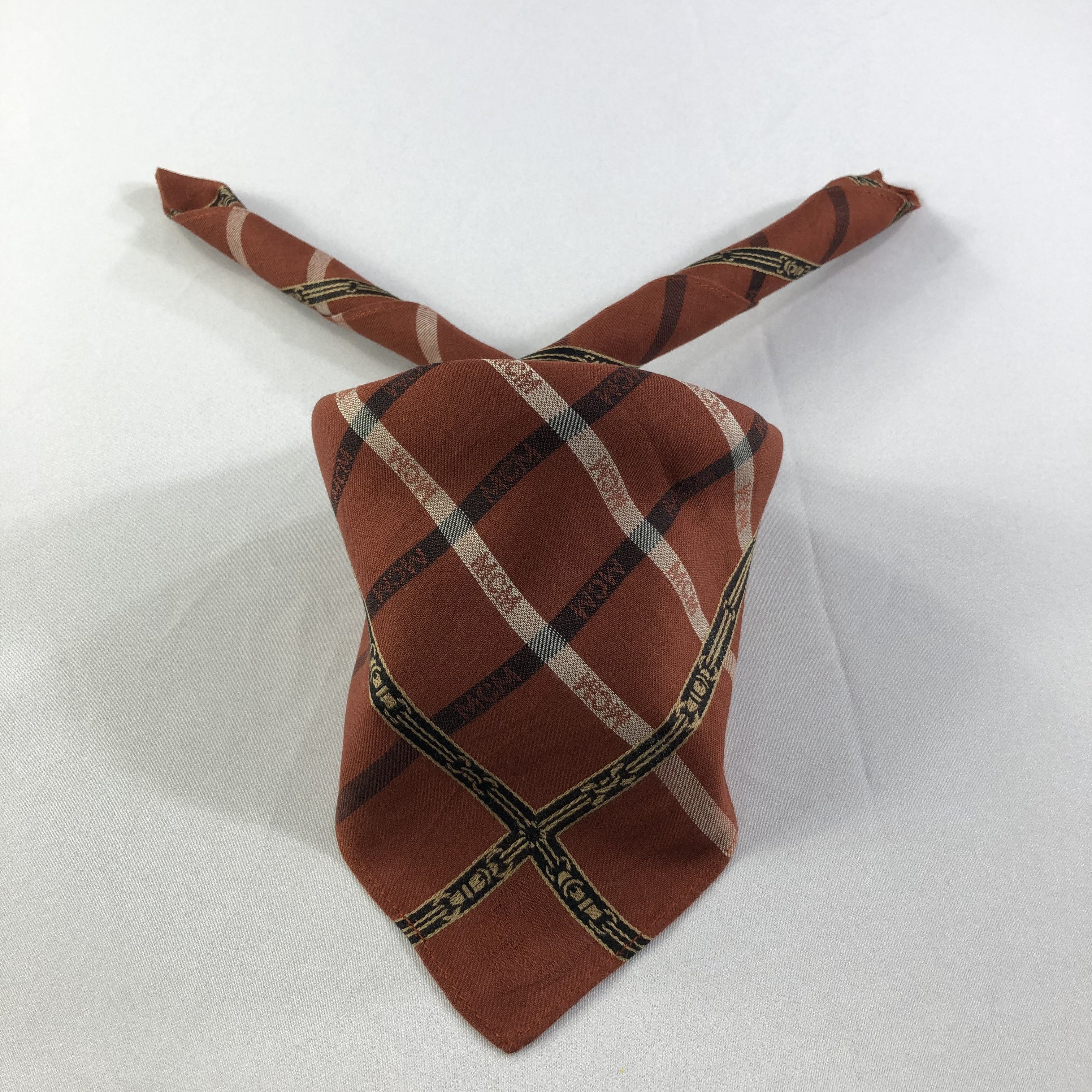 MCM MCM Brown Handkerchief Neckerchief Bandana H2043 Size ONE SIZE - 1 Thumbnail