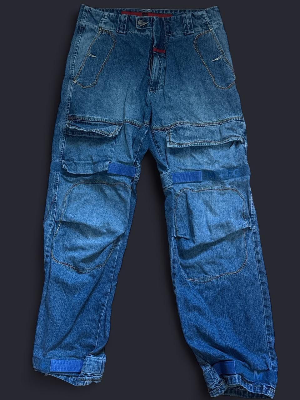 Marithe + Francois Girbaud Marithé + François Girbaud Cargo Jeans Size US 32 / EU 48 - 1 Thumbnail