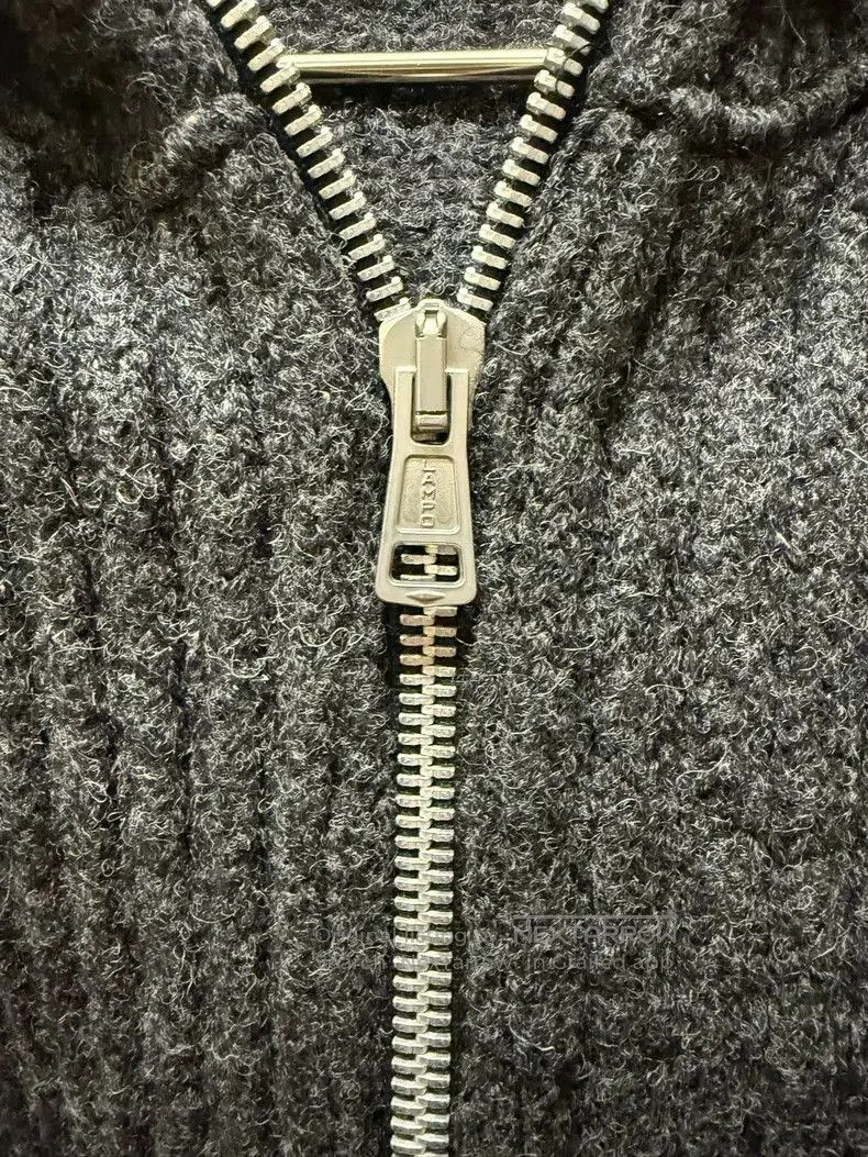 Our Legacy Thick Wool Zip-up Hoodie Sweatshirt. Size US L / EU 52-54 / 3 - 3 Thumbnail