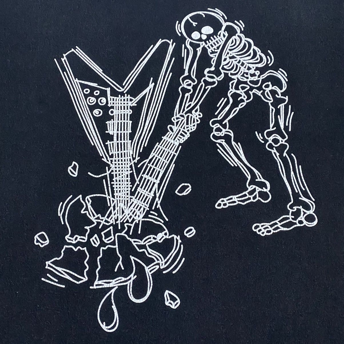 Japanese Brand Rare‼️🔥Number (N)ine Skeleton Guitarist T-Shirt Size US M / EU 48-50 / 2 - 6 Thumbnail