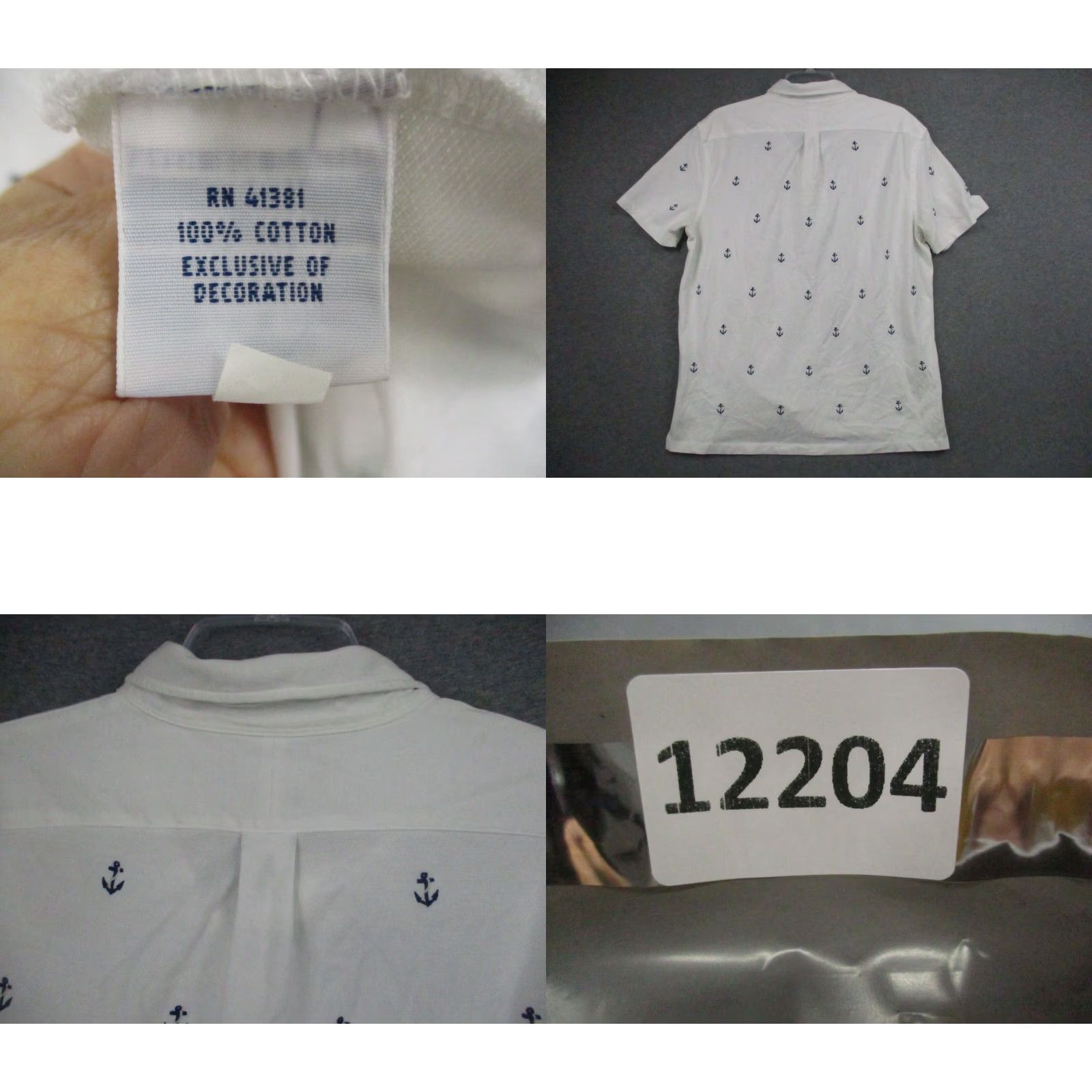 Ralph Lauren Ralph Lauren Shirt Large Nautical Print Mens Short Sleeve Polo Size US L / EU 52-54 / 3 - 8 Thumbnail