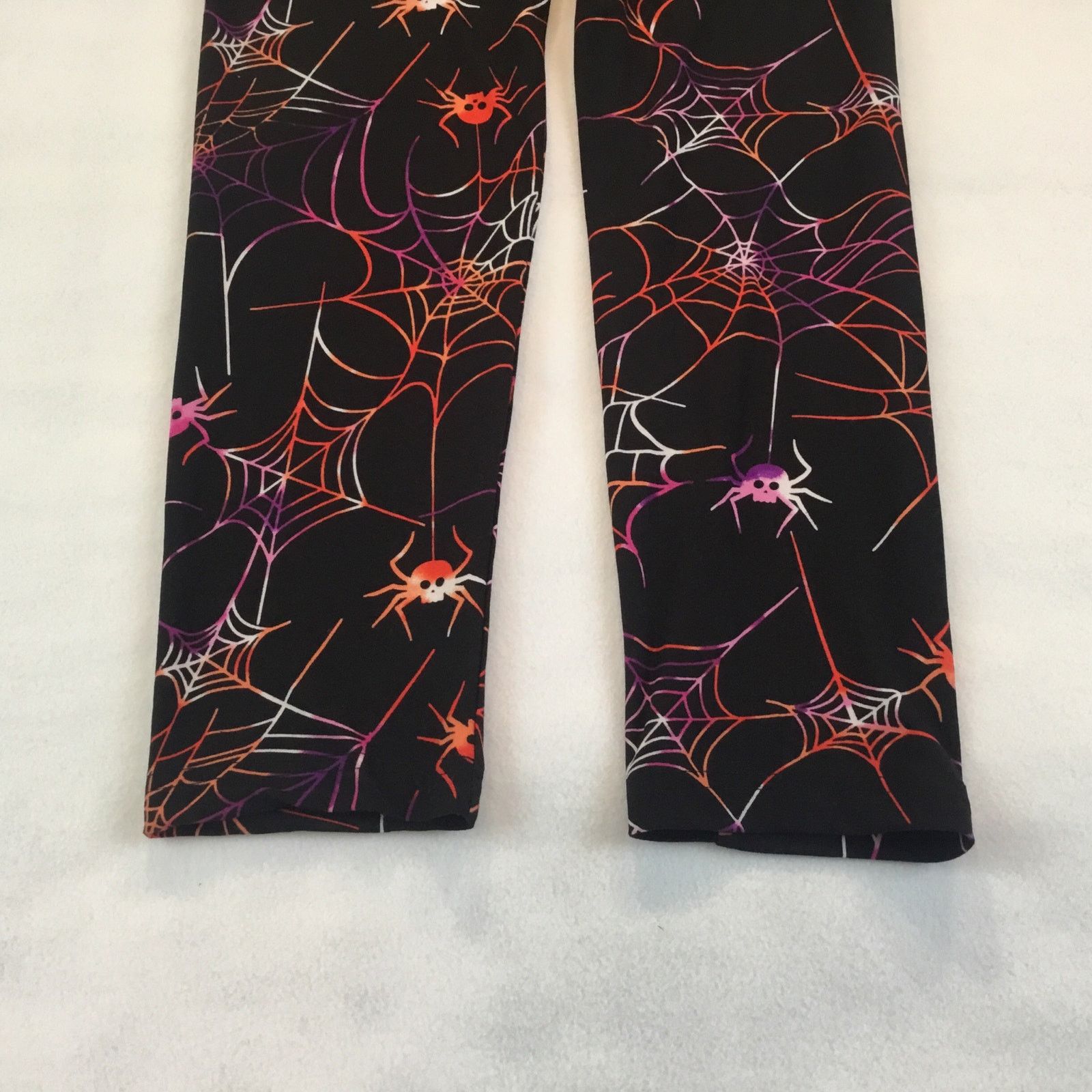 Other Leggings Spiders Webs Halloween Ankle Leggings XL 15-17 NWT Size 30" / US 8 / IT 44 - 6 Thumbnail