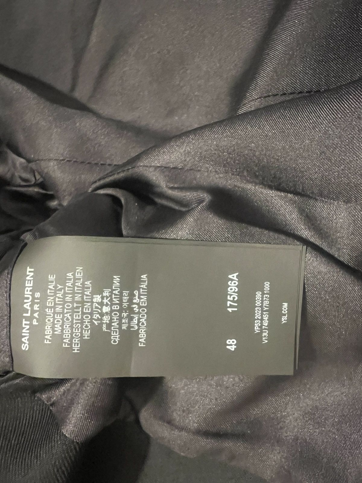 Saint Laurent Paris Saint Laurent mens 2023 blazer 54/44. $3100 Size 44R - 5 Thumbnail