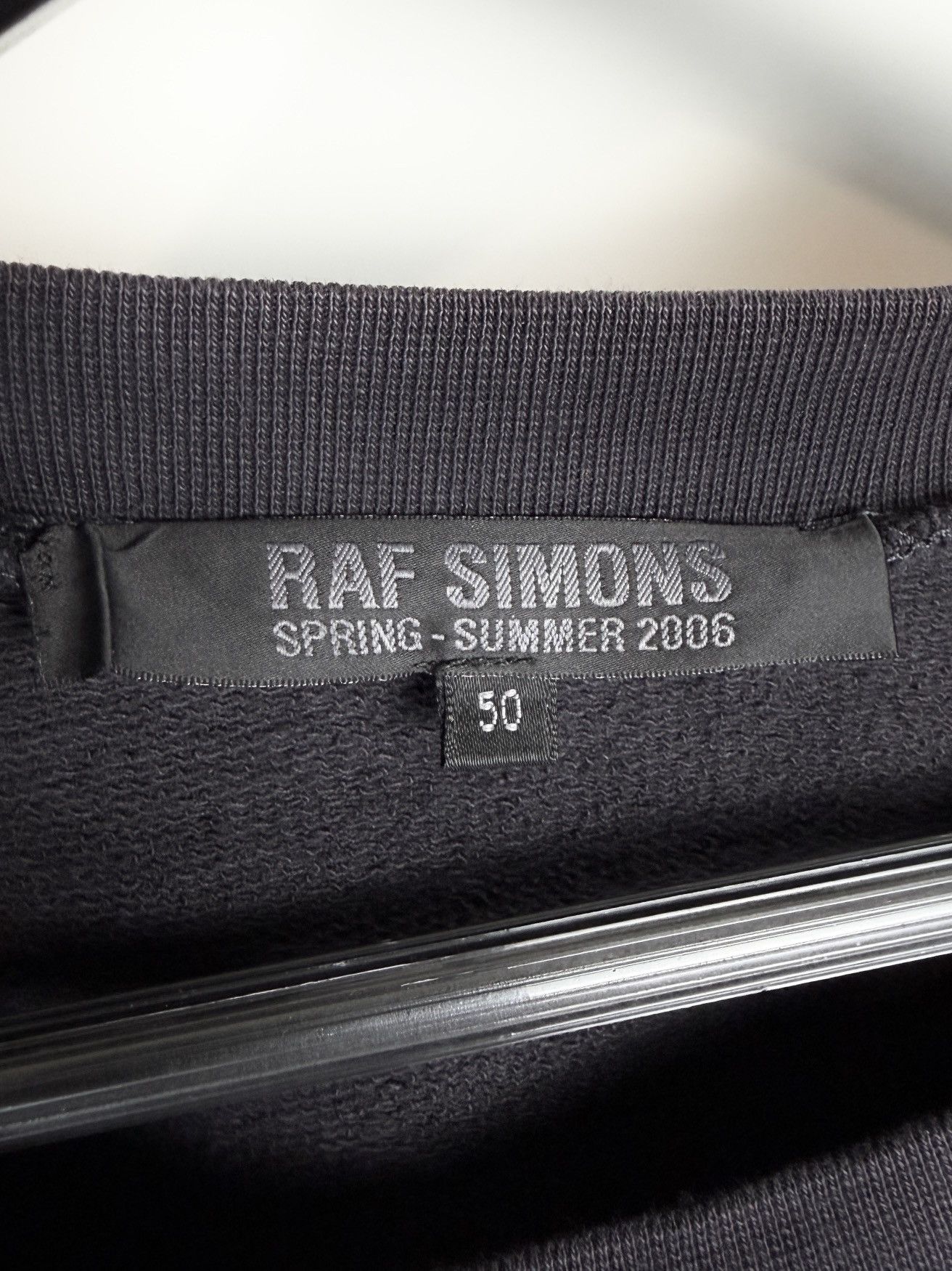 Raf Simons SS06 Raf Simons Overdyed Cut Out Raglan Crewneck Sweatshirt Size US M / EU 48-50 / 2 - 6 Thumbnail
