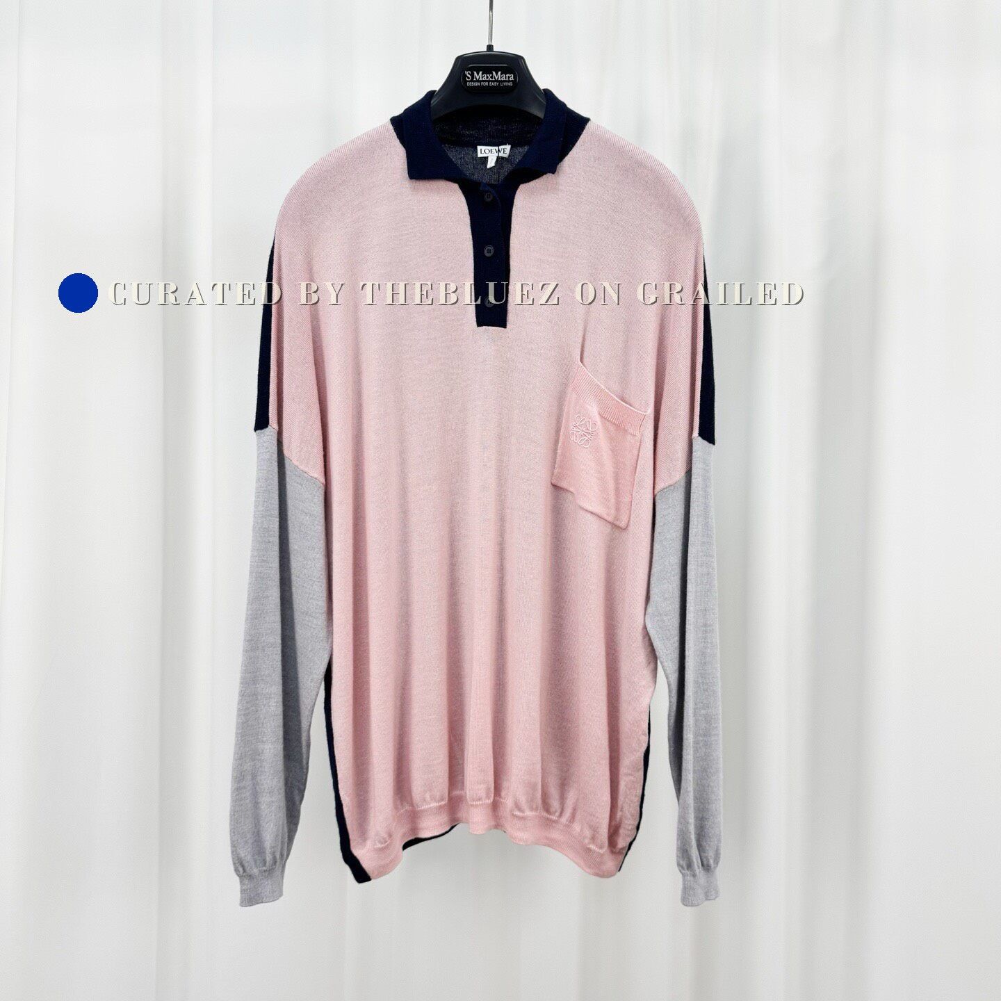 Loewe Loewe Colorblock Embroidered Logo Wool Sweater Size XS / US 0-2 / IT 36-38 - 1 Thumbnail