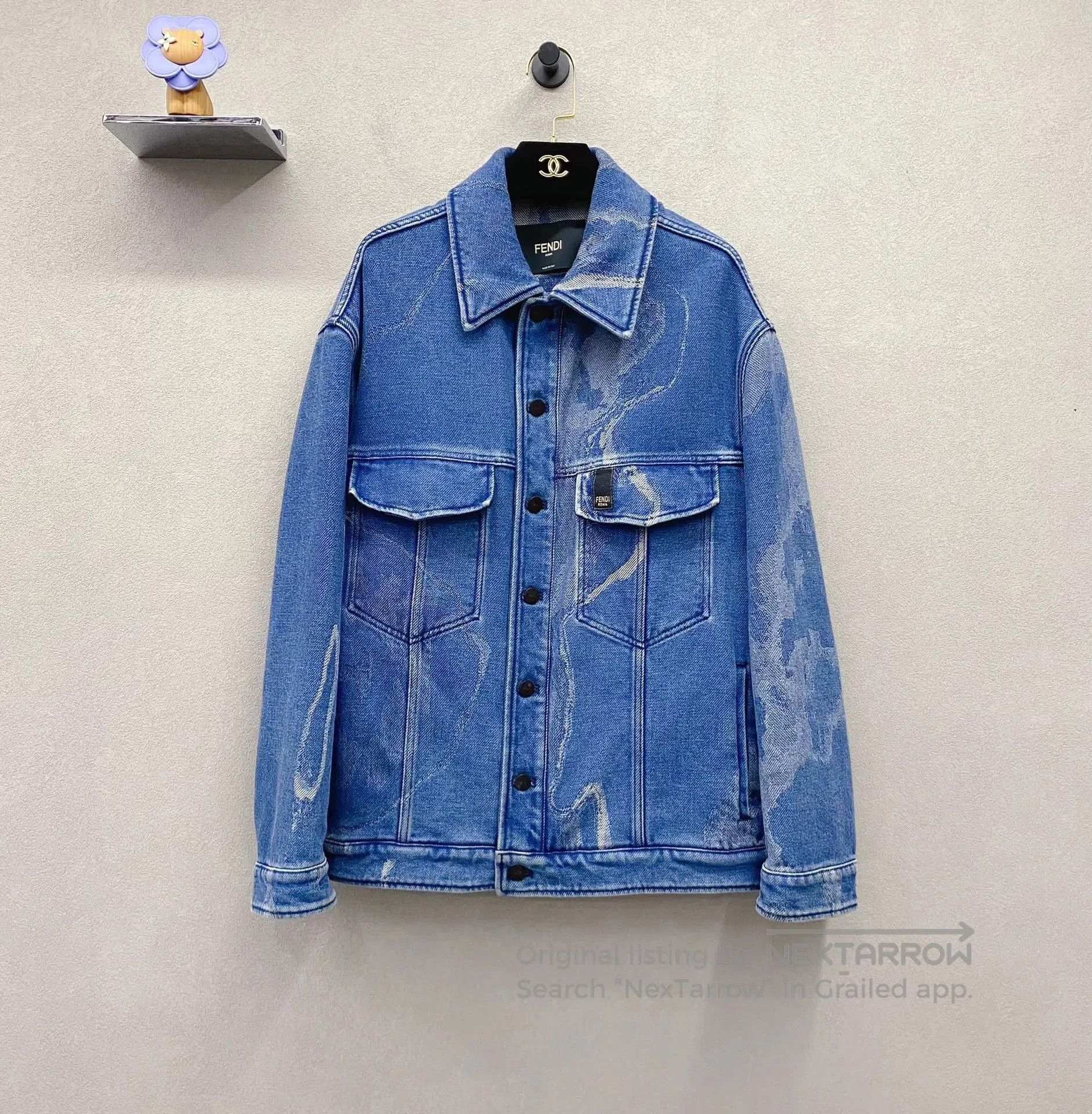 Fendi Fendi Blue Denim Suit. Size US 30 / EU 46 - 2 Thumbnail