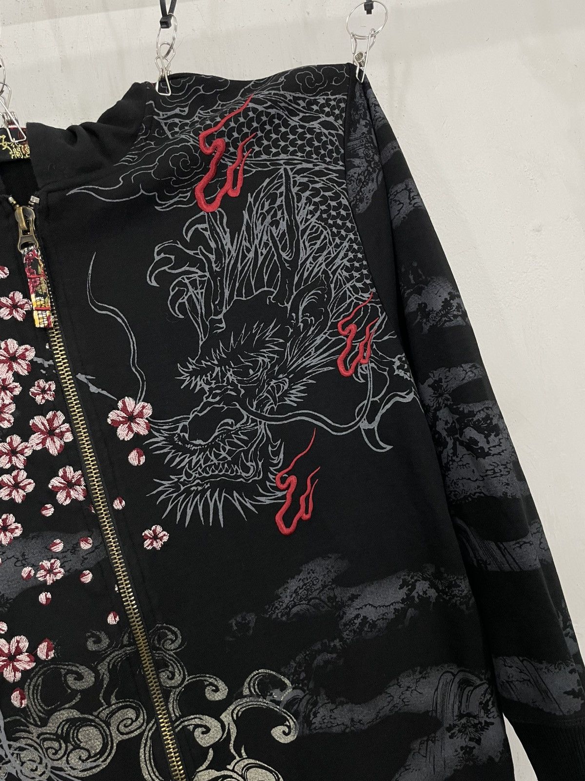 Bullet Noise Bullet Noise Eastern Iconography Dragon Embroidery Sakura Size US L / EU 52-54 / 3 - 7 Thumbnail