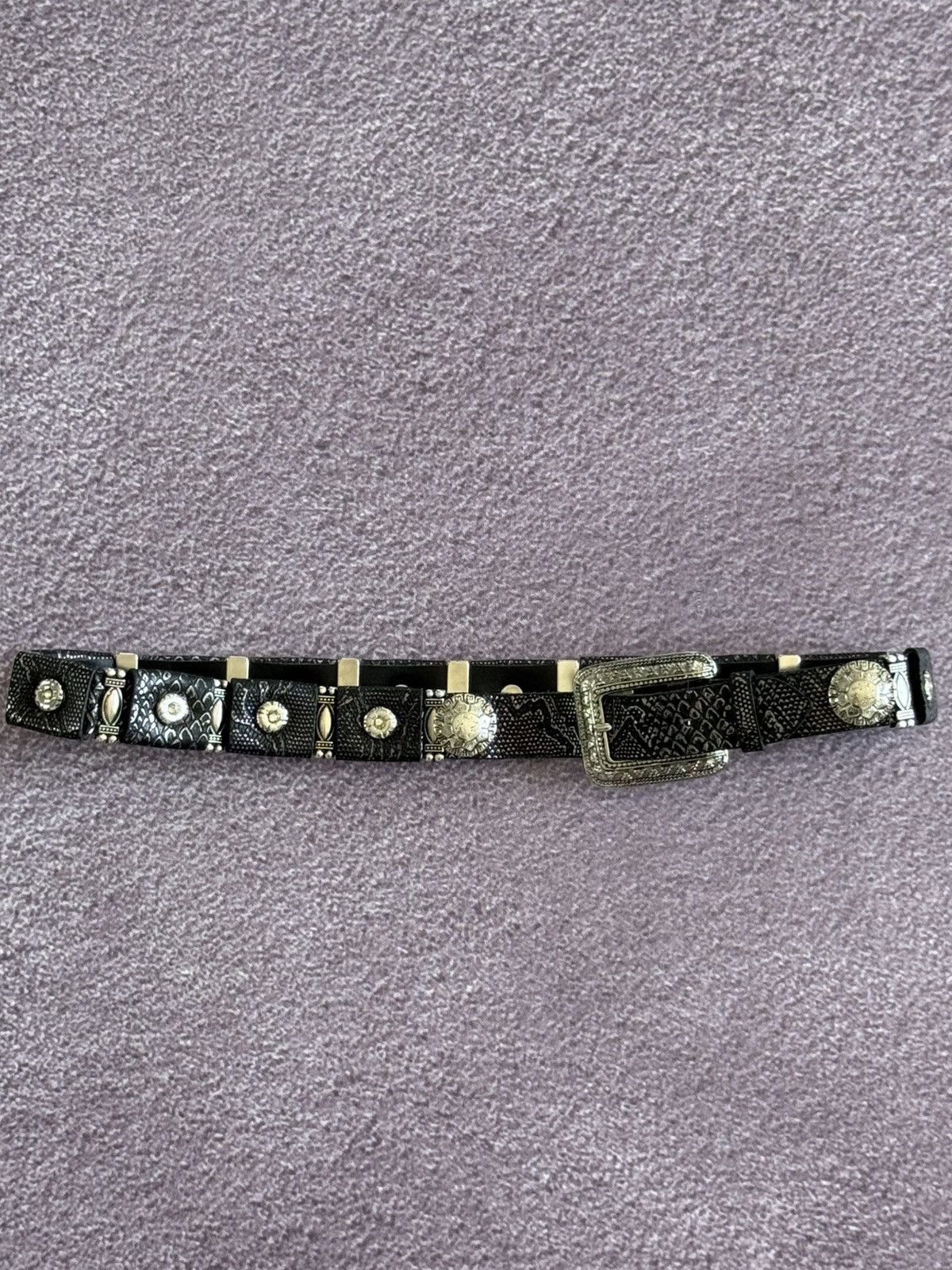 Japanese Brand Vintage Y2K Metal Belt Punk Emo Goth Japanese Style Black Size ONE SIZE - 3 Thumbnail