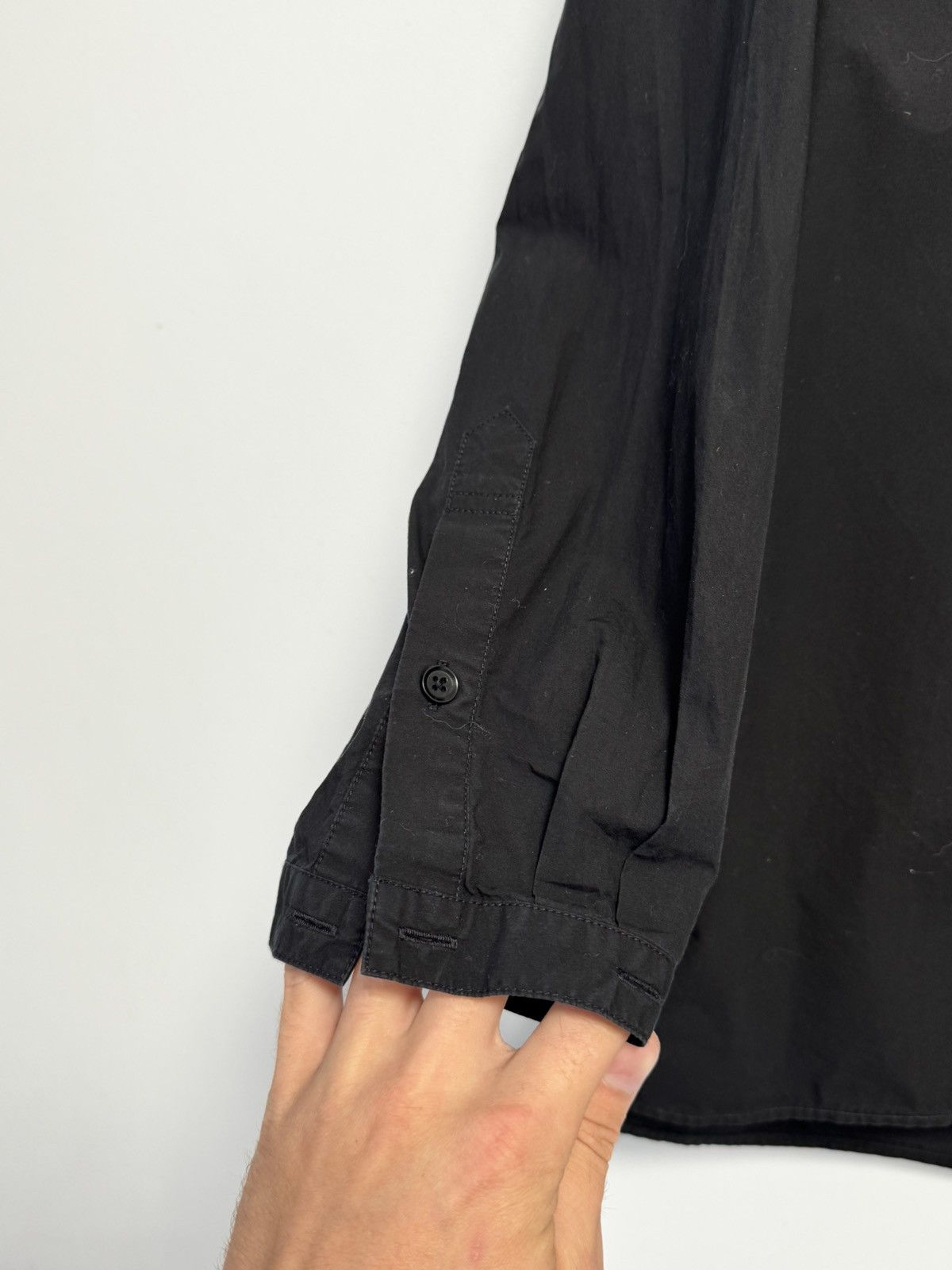 Yohji Yamamoto Yohji Yamamoto Button Men’s T-Shirt Up Cotton Size US L / EU 52-54 / 3 - 8 Thumbnail