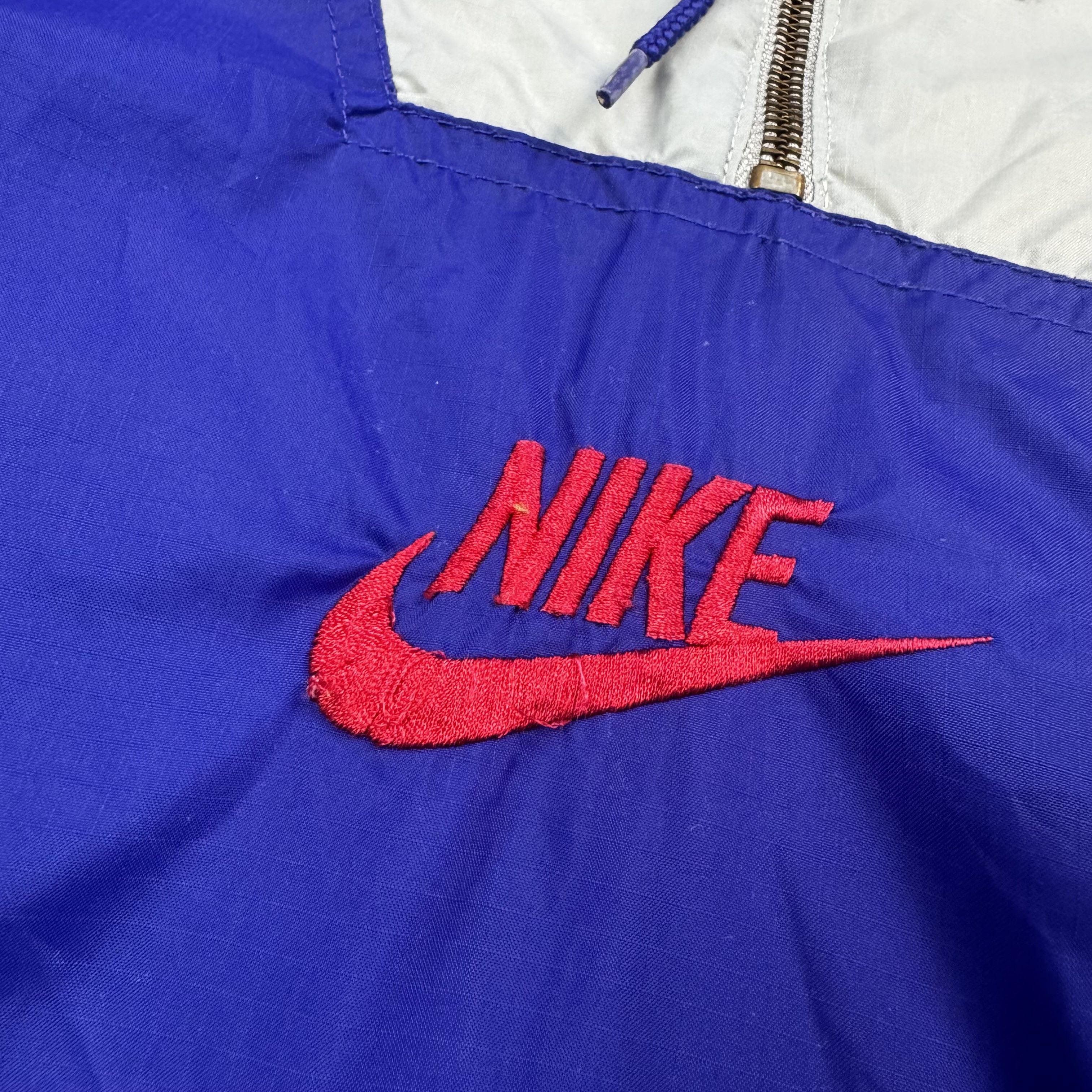 Nike × Vintage NIKE USA BEAVERTON OREGON NYLON 1/4 ZIP JACKET VINTAGE 1980S Size US S / EU 44-46 / 1 - 7 Thumbnail
