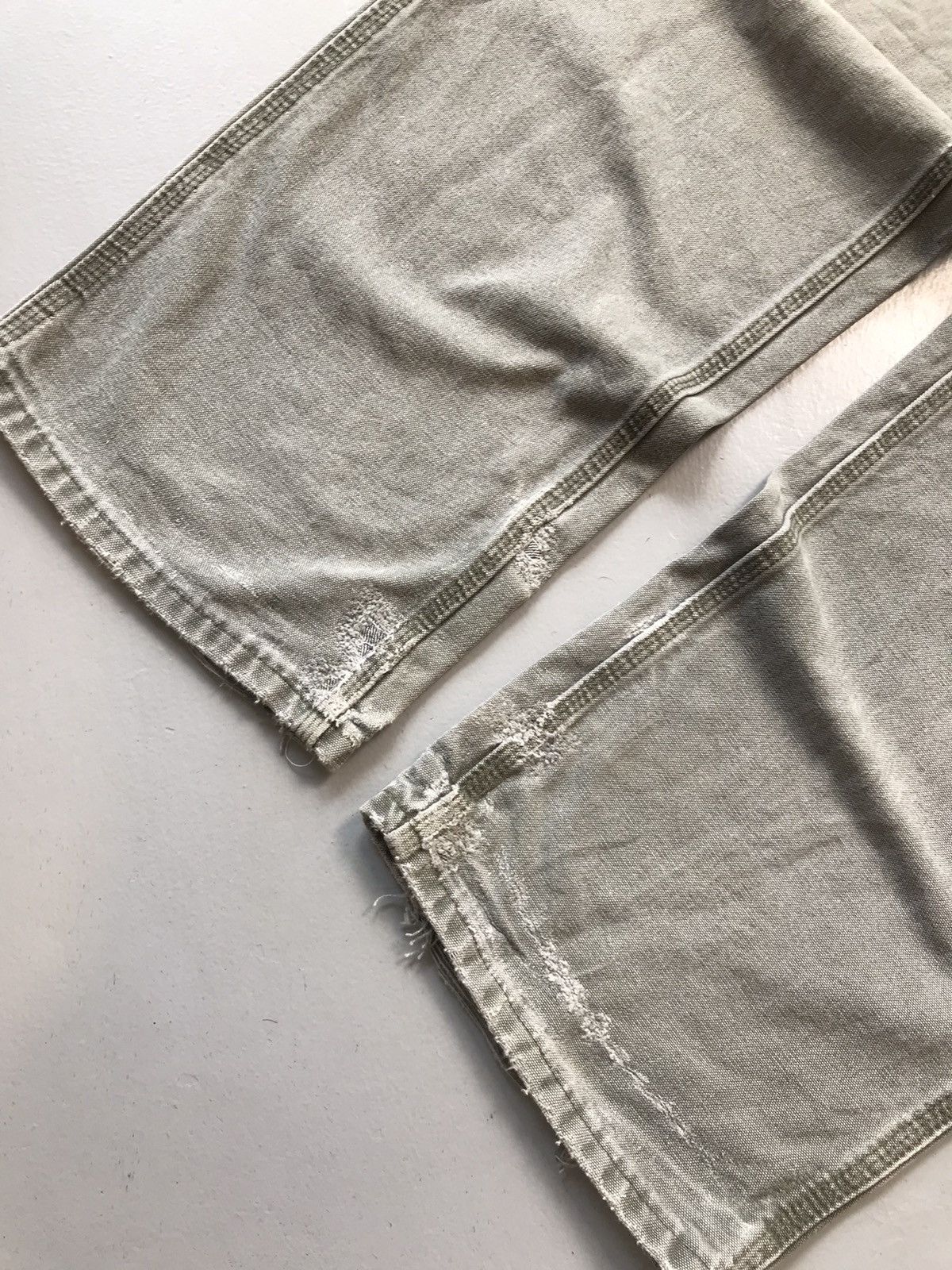 Carhartt Vintage carhartt b11 moss carpenter denim Size US 34 / EU 50 - 4 Thumbnail