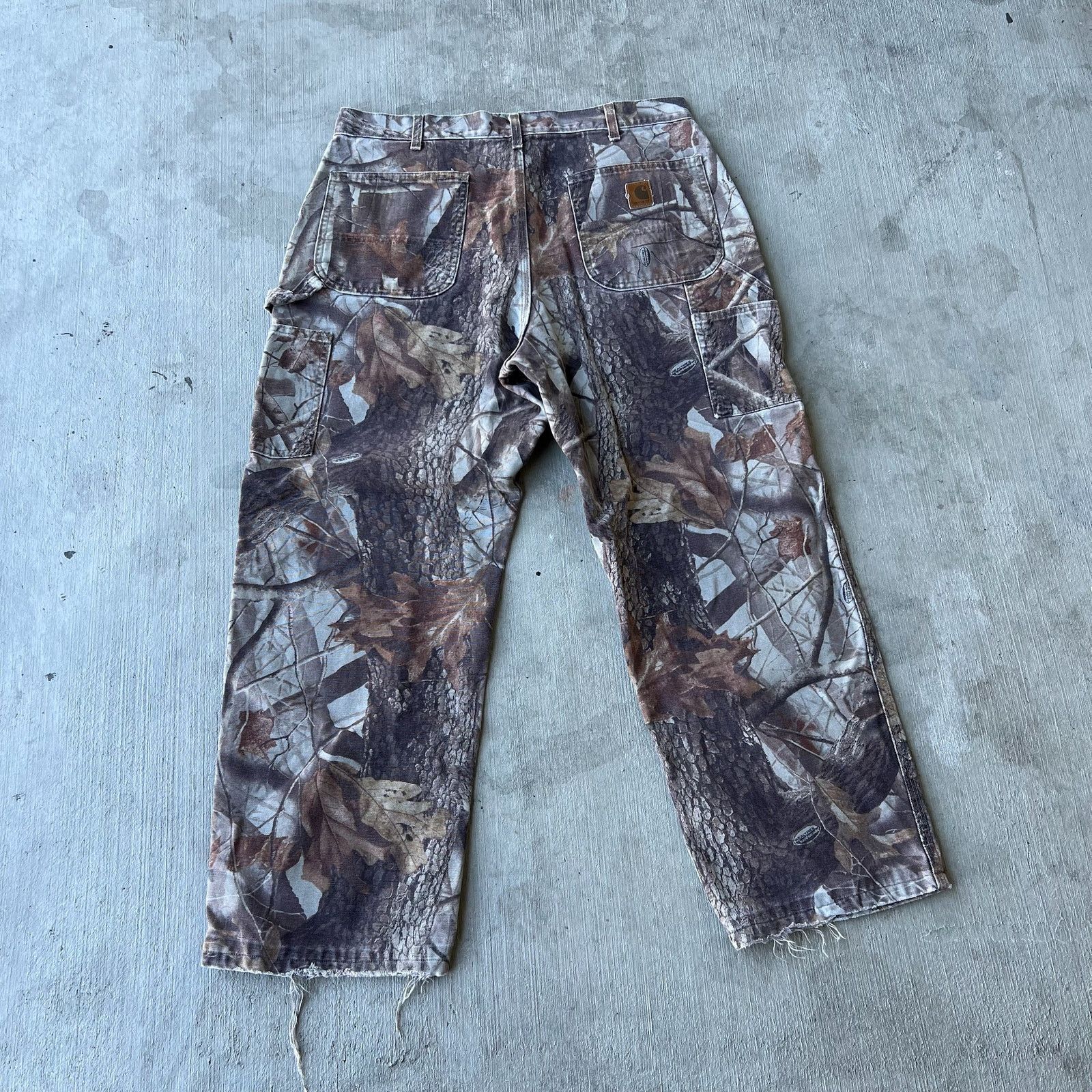 Carhartt × Vintage Carhartt realtree camo work wear carpenter pants Size US 35 - 4 Thumbnail