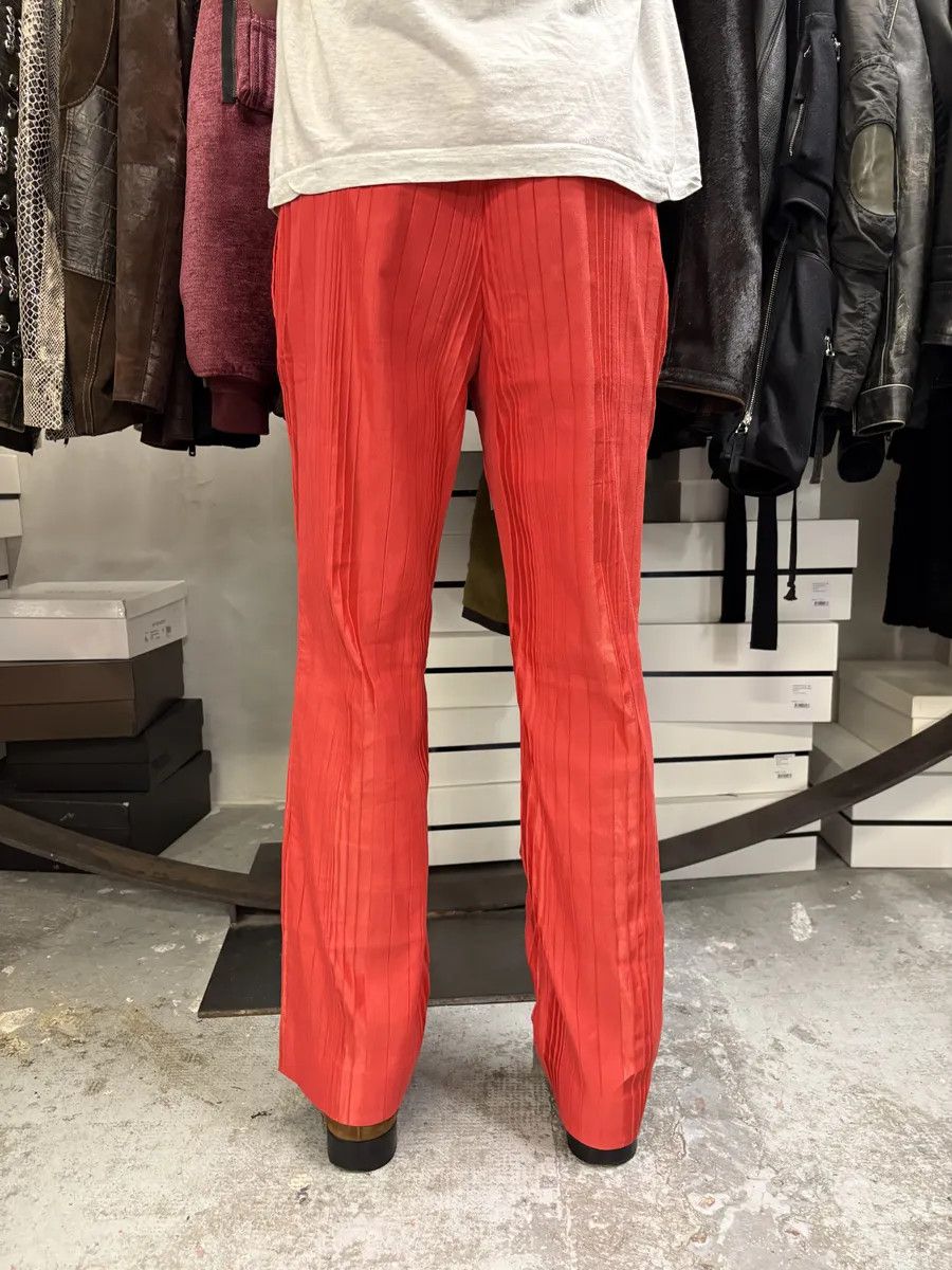 Just Cavalli SS2007 Cavalli Red Pleats Pants Size 27" / US 4 / IT 40 - 4 Thumbnail