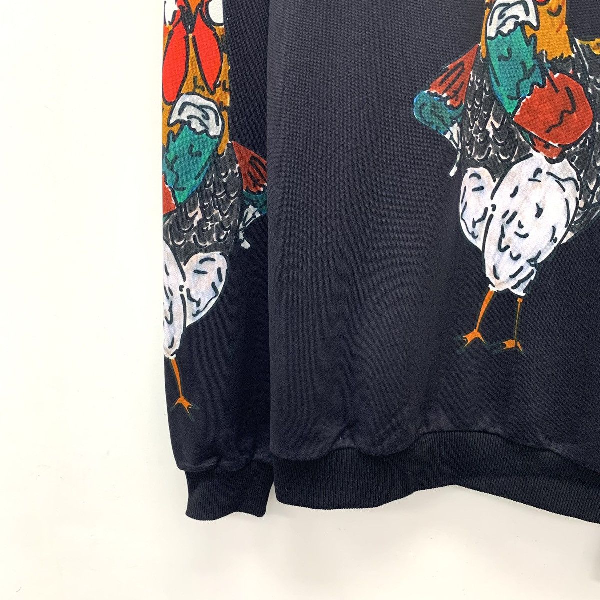 Dolce & Gabbana Dolce & Gabbana Rooster Printed Long Sleeve Sweatshirt K26WX Size US M / EU 48-50 / 2 - 4 Thumbnail