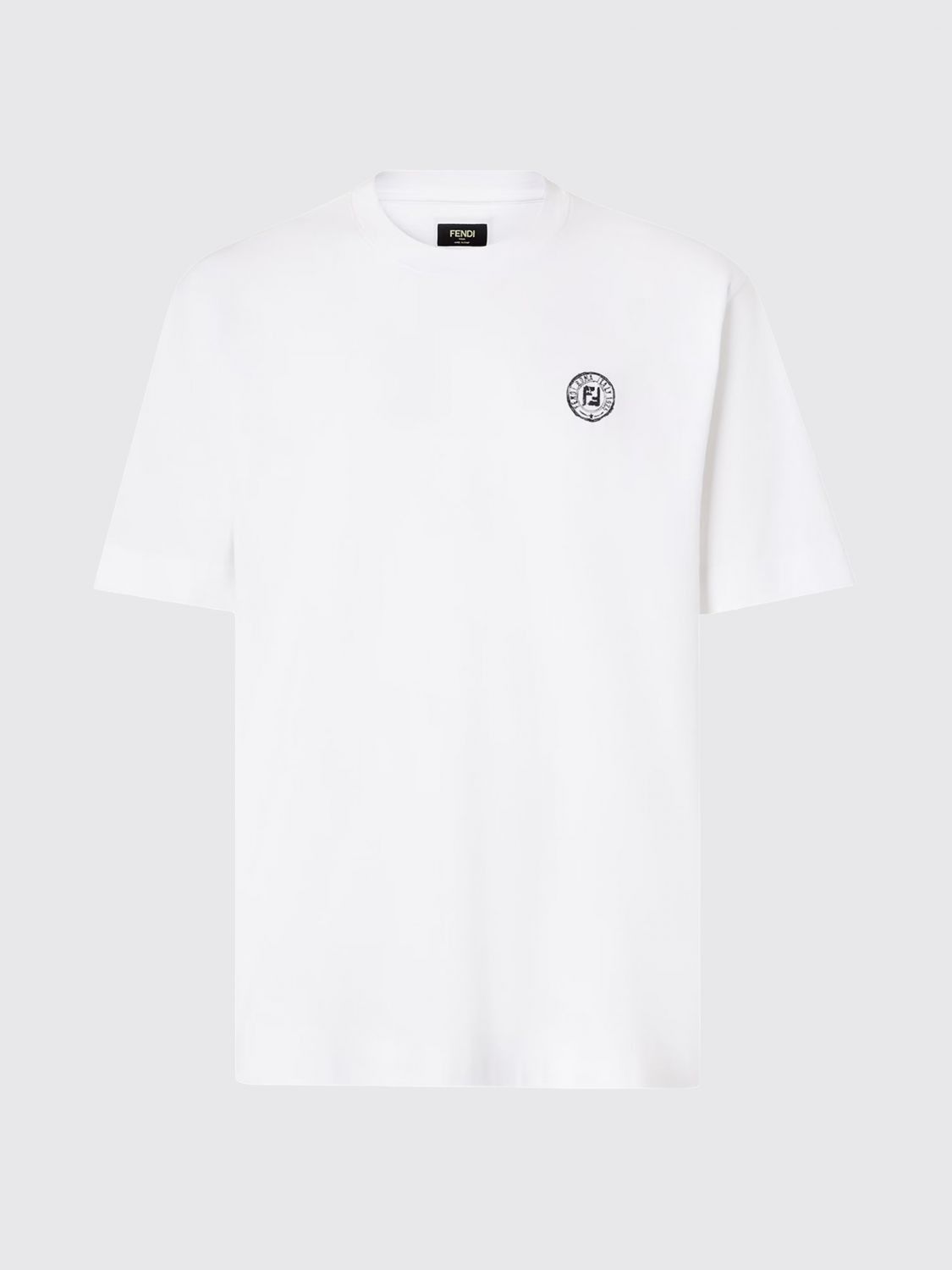 Fendi Fendi T-Shirt Men White Size US S / EU 44-46 / 1 - 1 Thumbnail