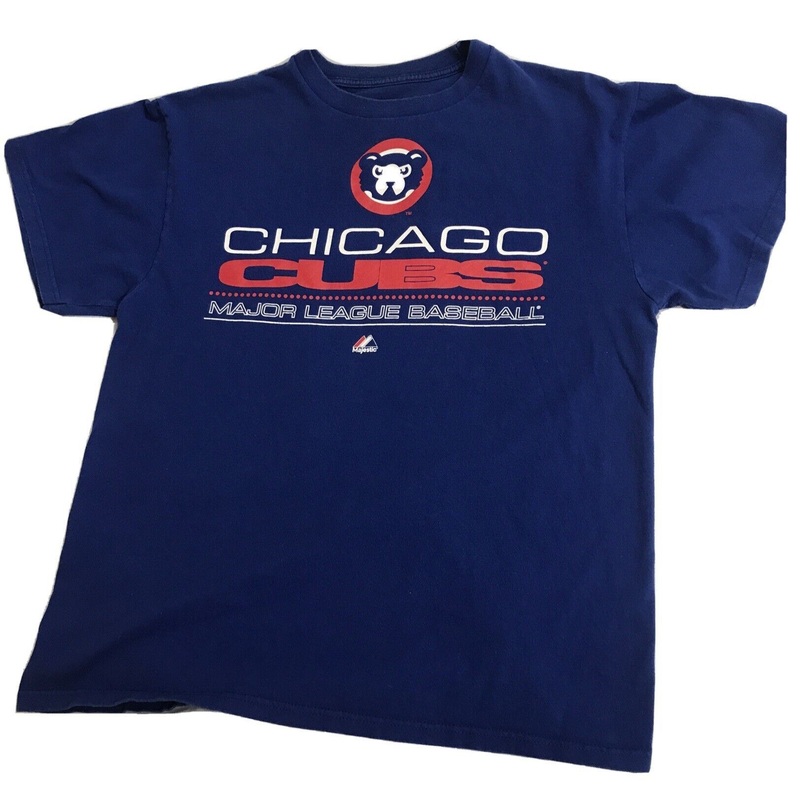 Majestic Majestic Chicago Cubs MLB Basebal Ticket Shirt Adult Large B Size US L / EU 52-54 / 3 - 1 Thumbnail
