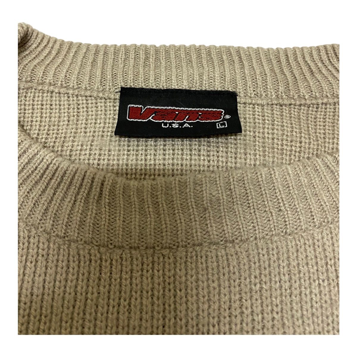 Vans × Vintage Vintage Vans U.S.A Crewneck Knit Sweater (C3) Size US L / EU 52-54 / 3 - 5 Thumbnail