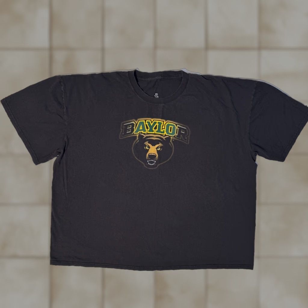 NCAA Baylor University Baylor Bears Black T-Shirt Men 5XL Short Sleeve Crew Neck Logo University Size US XXL / EU 58 / 5 - 1 Thumbnail