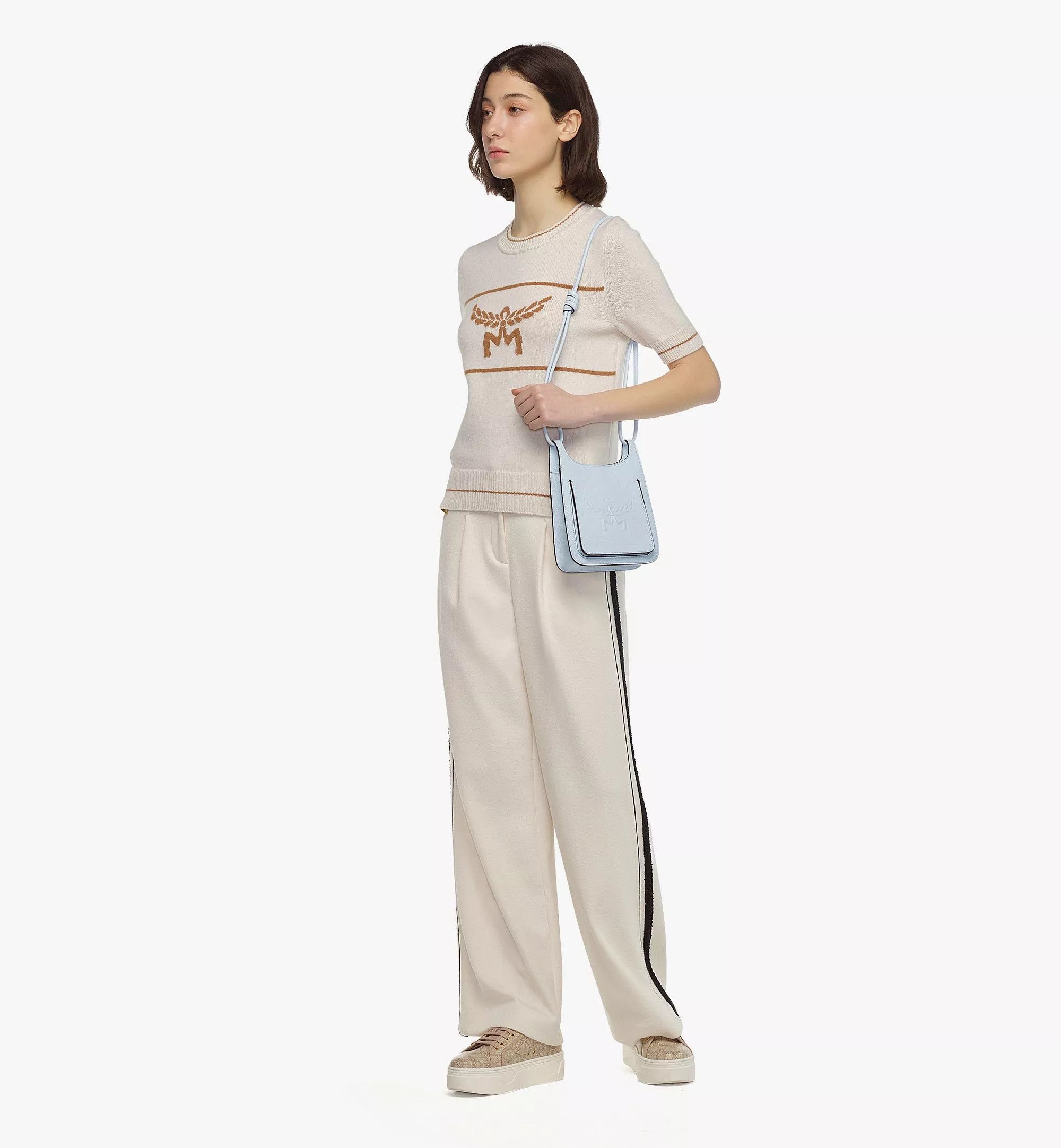 MCM o1mt1gz0125 Size: OS / Hobo Mini Bag in Light Blue Size ONE SIZE - 2 Thumbnail