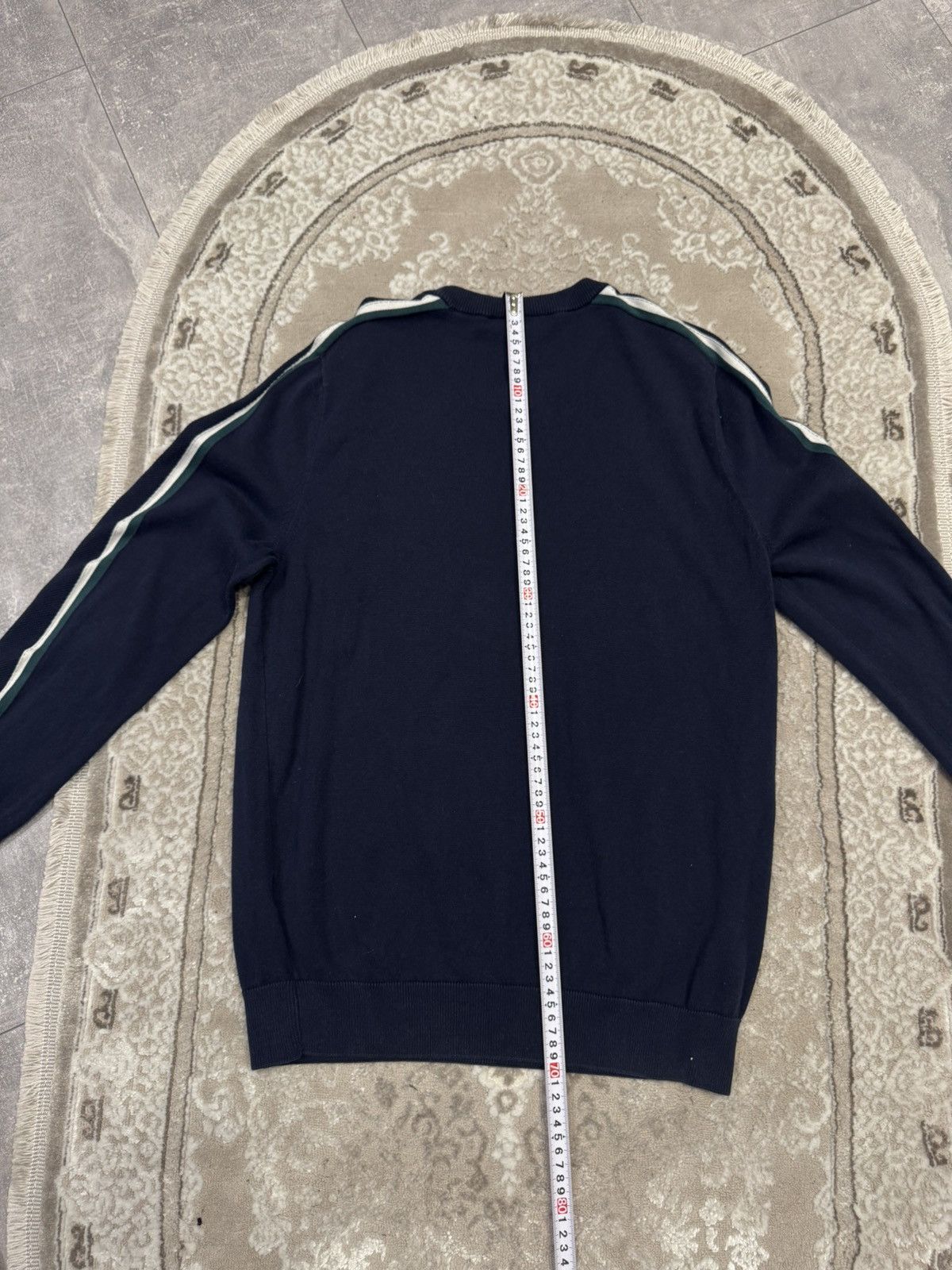 Lacoste Vintage Lacoste Striped Sweatshirt Crewneck Jumper Size US M / EU 48-50 / 2 - 9 Thumbnail