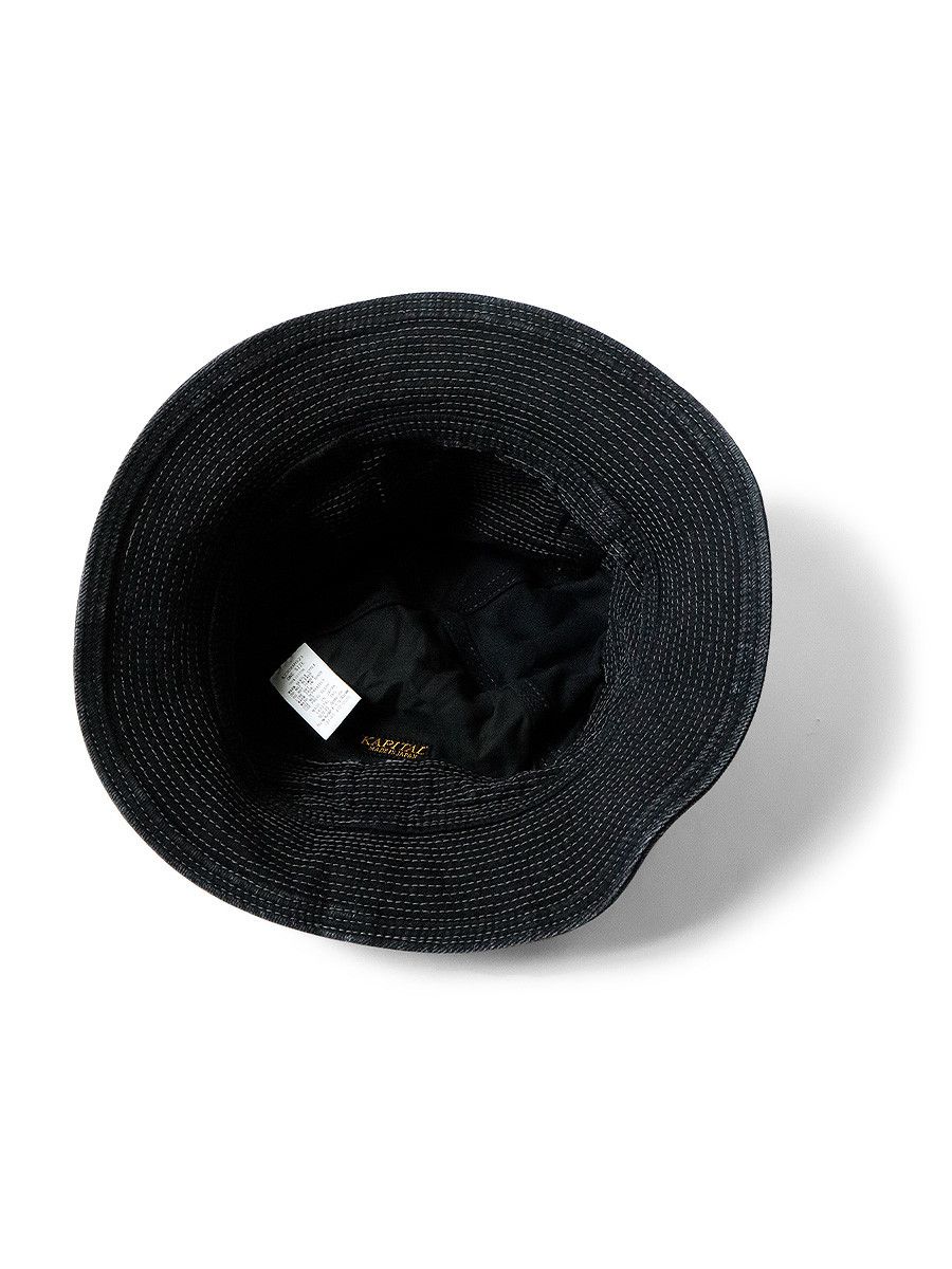 Kapital Kapital 11.5oz Black Denim The Old Man and the Sea HAT Size ONE SIZE - 2 Thumbnail