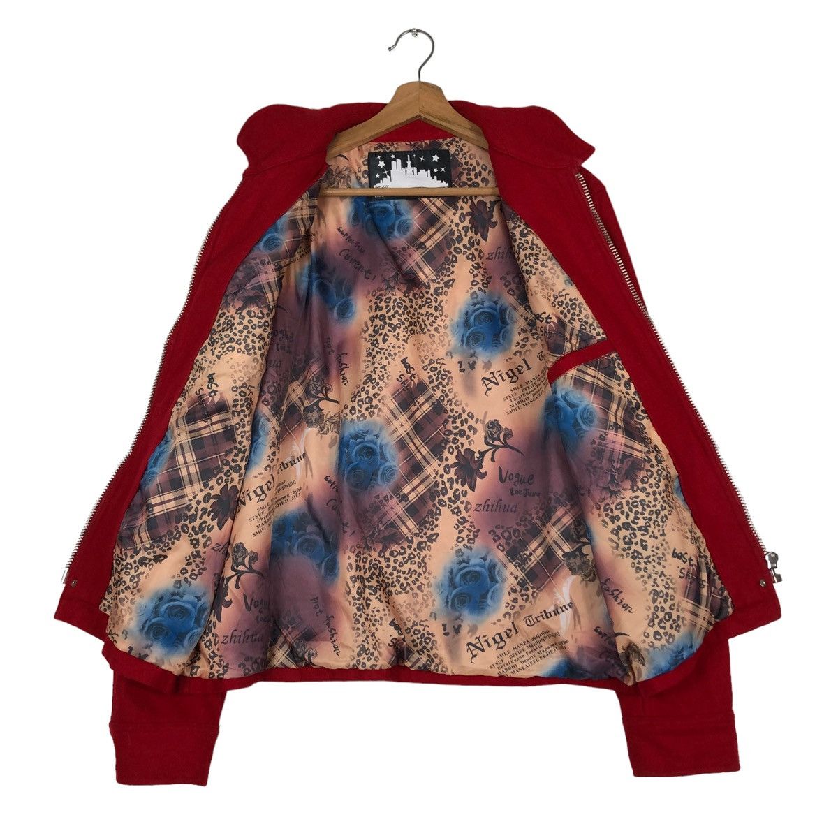 Hysteric Glamour 🔥VINTAGE BIKER JACKET MONSTER MARKETING BIG LOGO Size US M / EU 48-50 / 2 - 13 Thumbnail